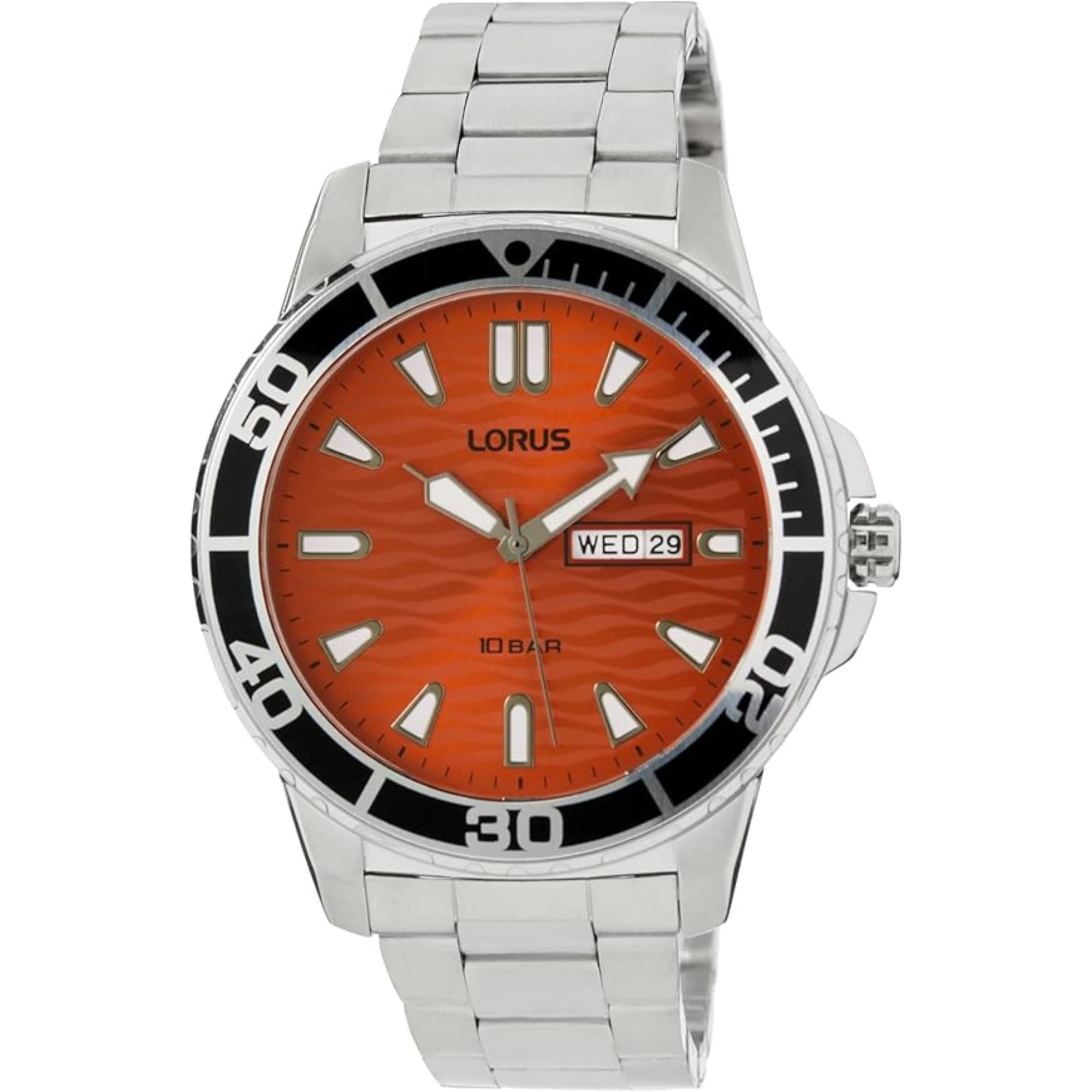 Lorus RH361AX9 Sports Orange Dial Men's Watch