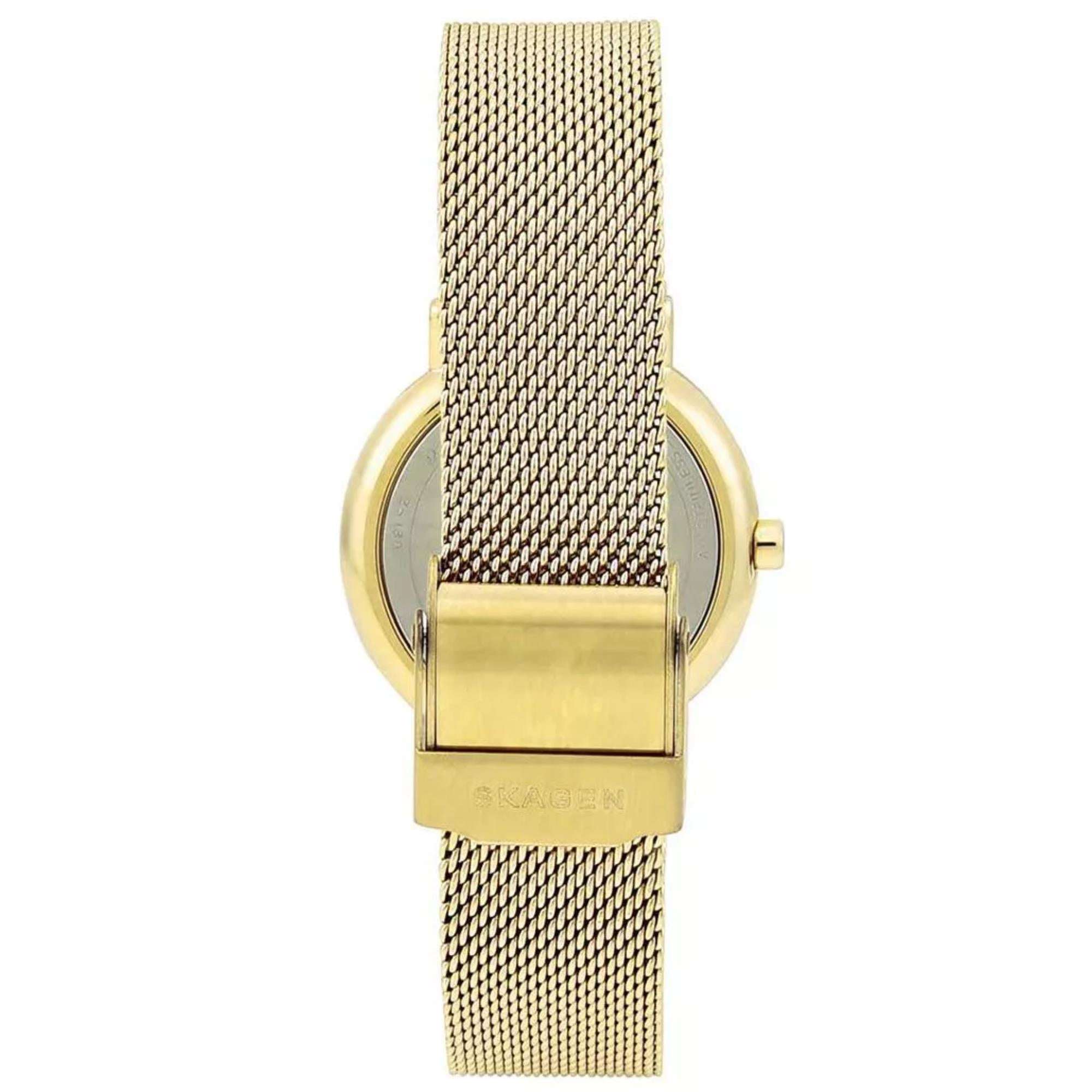 Skagen Signatur Lille 30mm Weißes Silberzifferblatt Stahl Damenquarzuhr SKW2693
