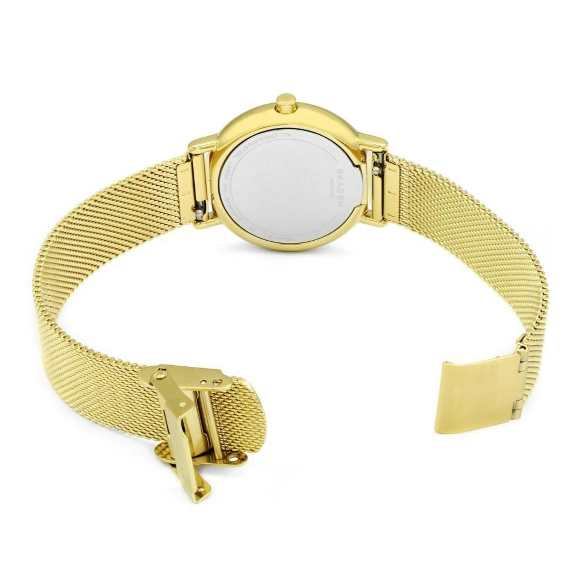 Skagen Signatur Lille 30mm Weißes Silberzifferblatt Stahl Damenquarzuhr SKW2693