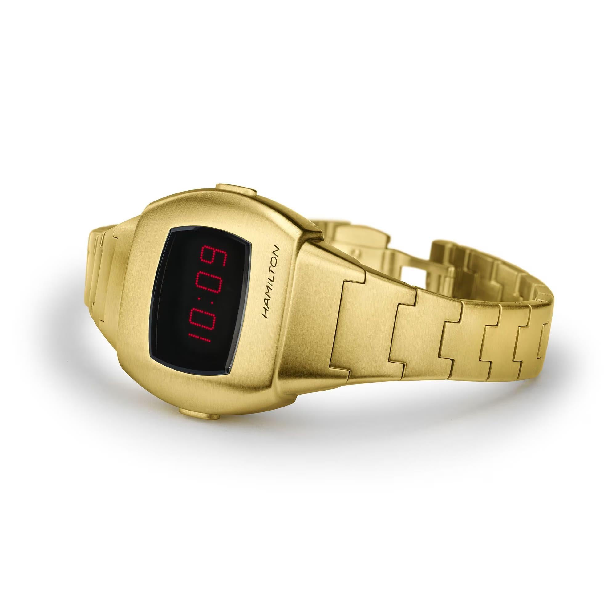 Hamilton American Classic 31mm PSR Digital Gold PVD Quartz Watch H52314130