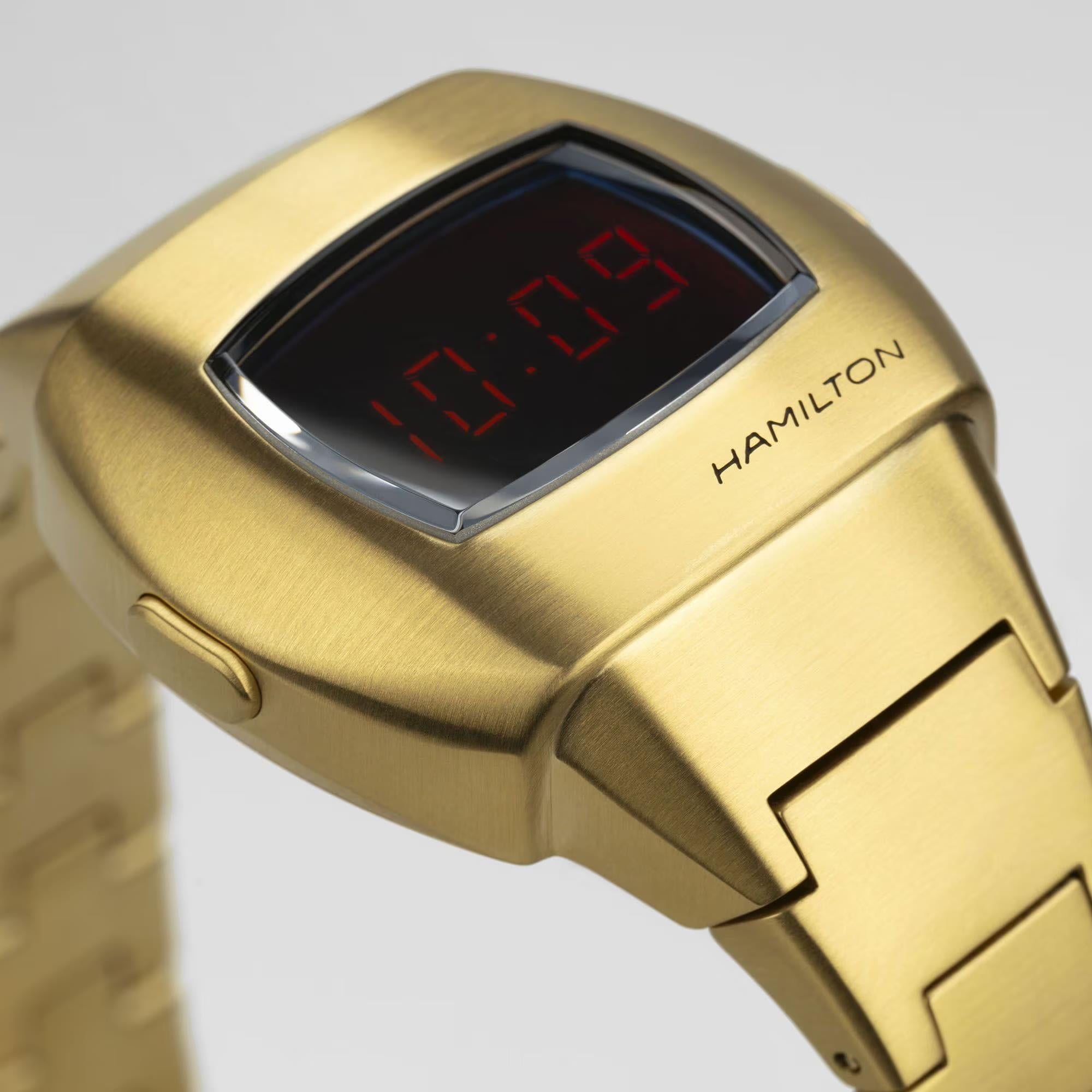 Hamilton American Classic 31mm PSR Digital Gold PVD Quartz Watch H52314130
