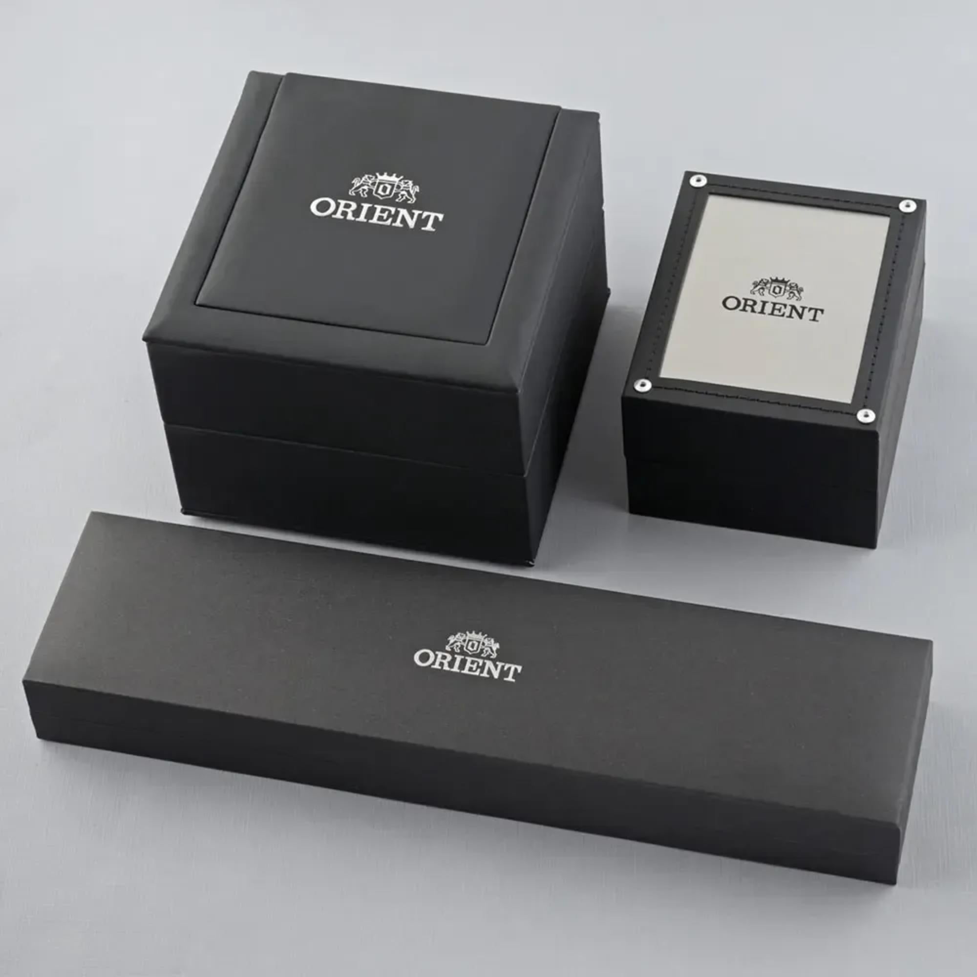 Orient Mako 40mm White Dial Steel Mens Automatic Watch RA-AC0Q03S30B