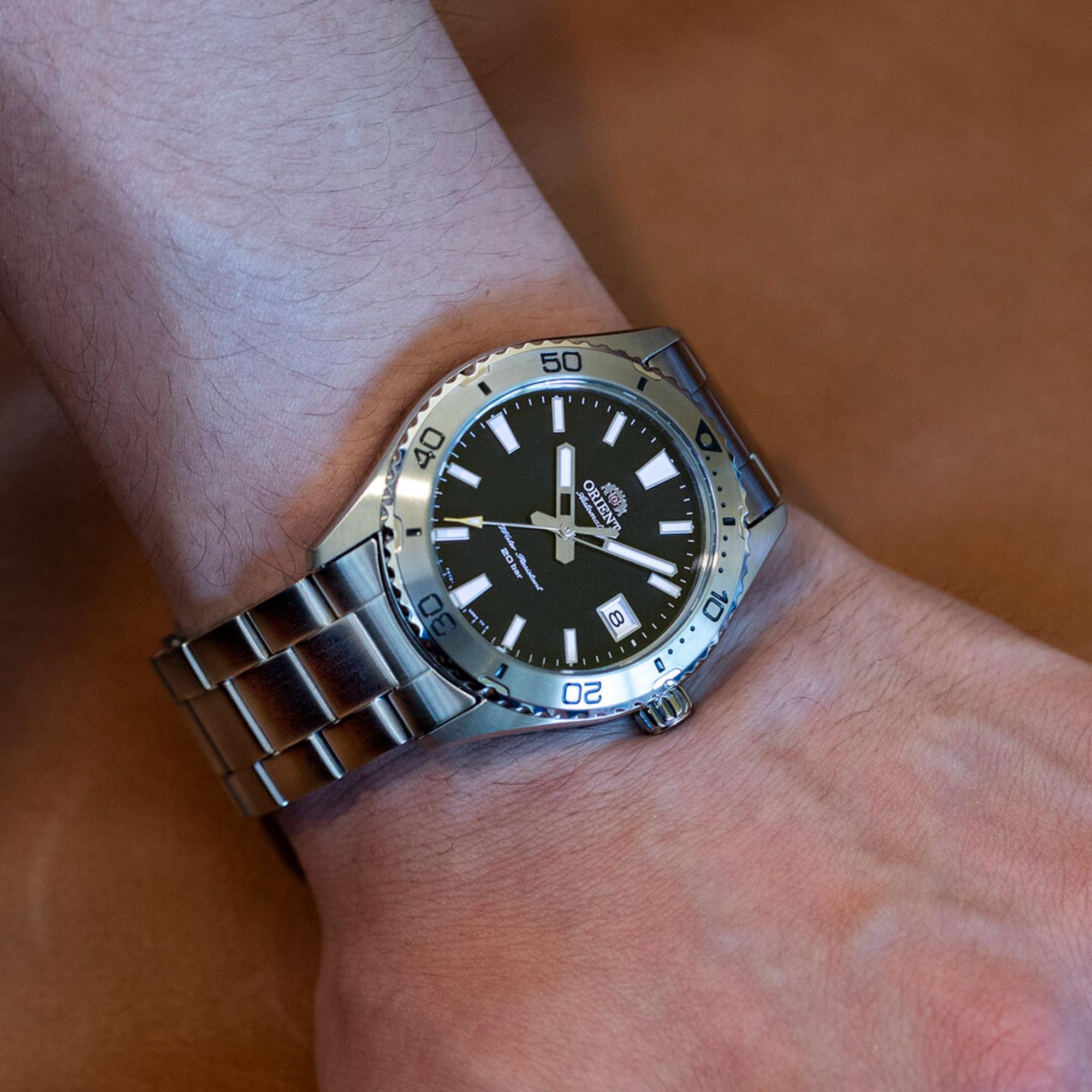 Orient Mako Black Dial Men’s Dive Watch RA-AC0Q01B30B