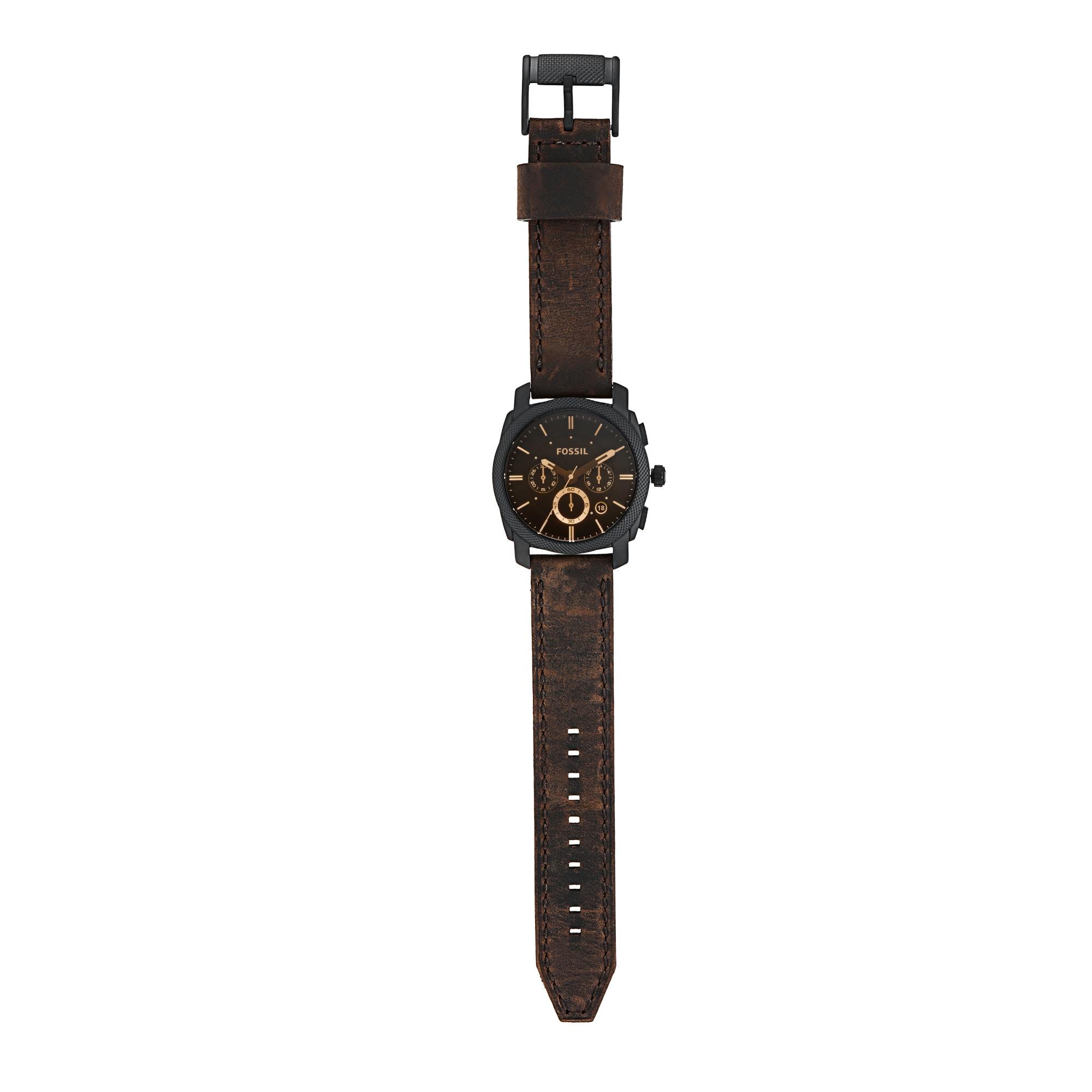 Fossil Machine Men’s Watch and Bracelet Box Set FS5251SET