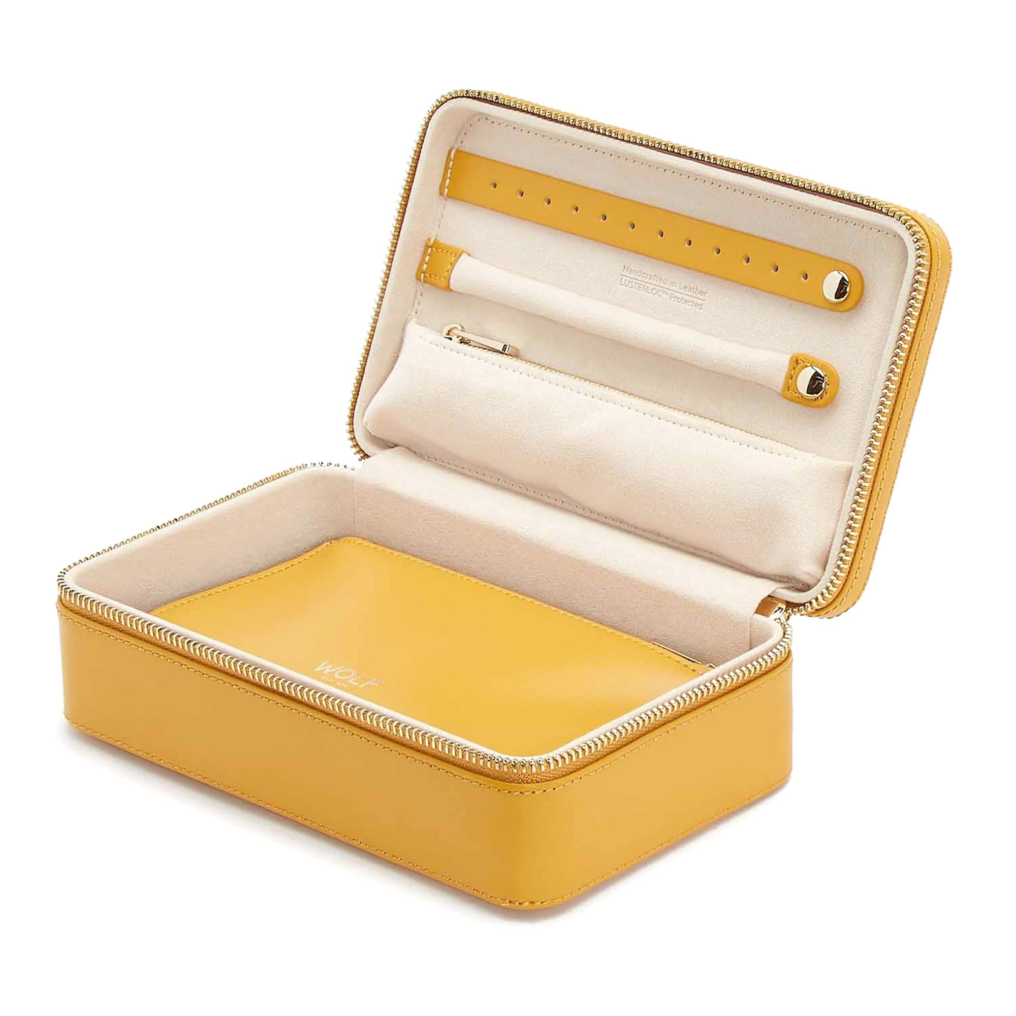 Wolf Maria Mustard Medium Zip Case 766393