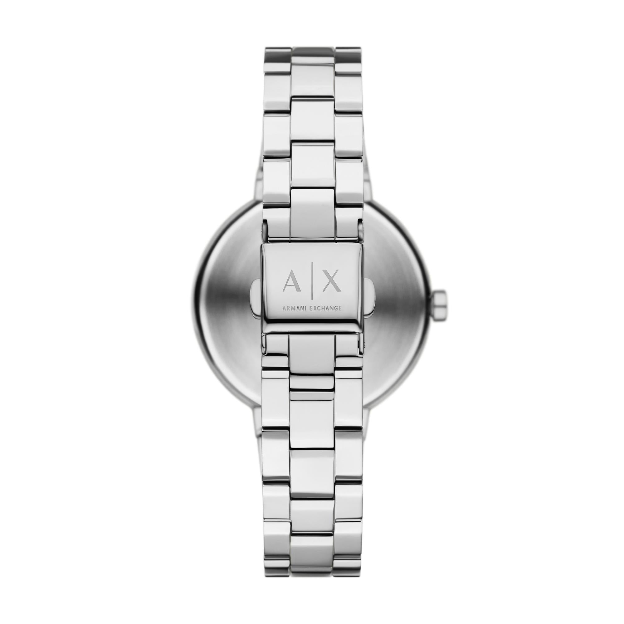 Armani Exchange Jackie 36mm Silver Dial Steel Ladies Quartz Watch AX5170