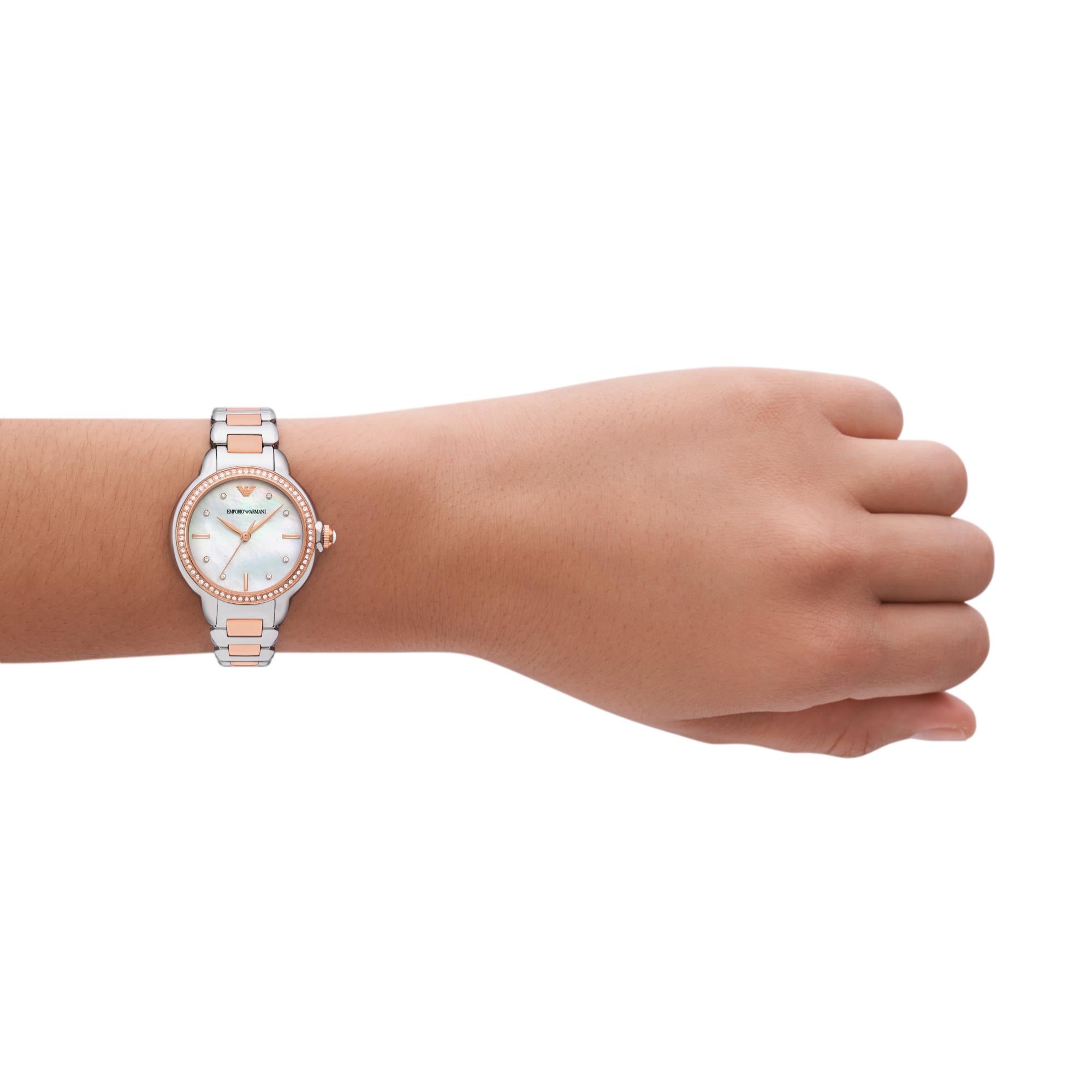 Emporio Armani Mother-of-Pearl Women’s Watch AR11569