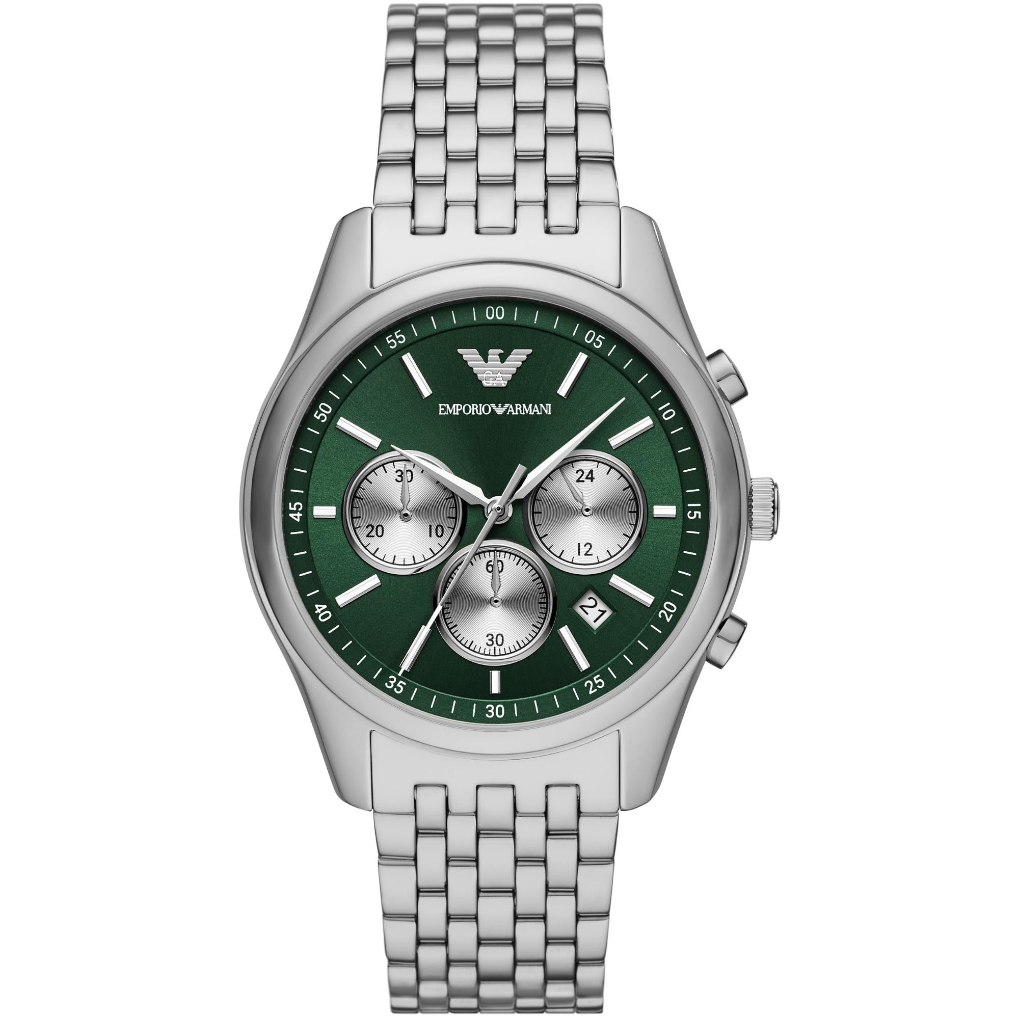 Emporio Armani Chronograph Green Dial Men’s Watch AR11581
