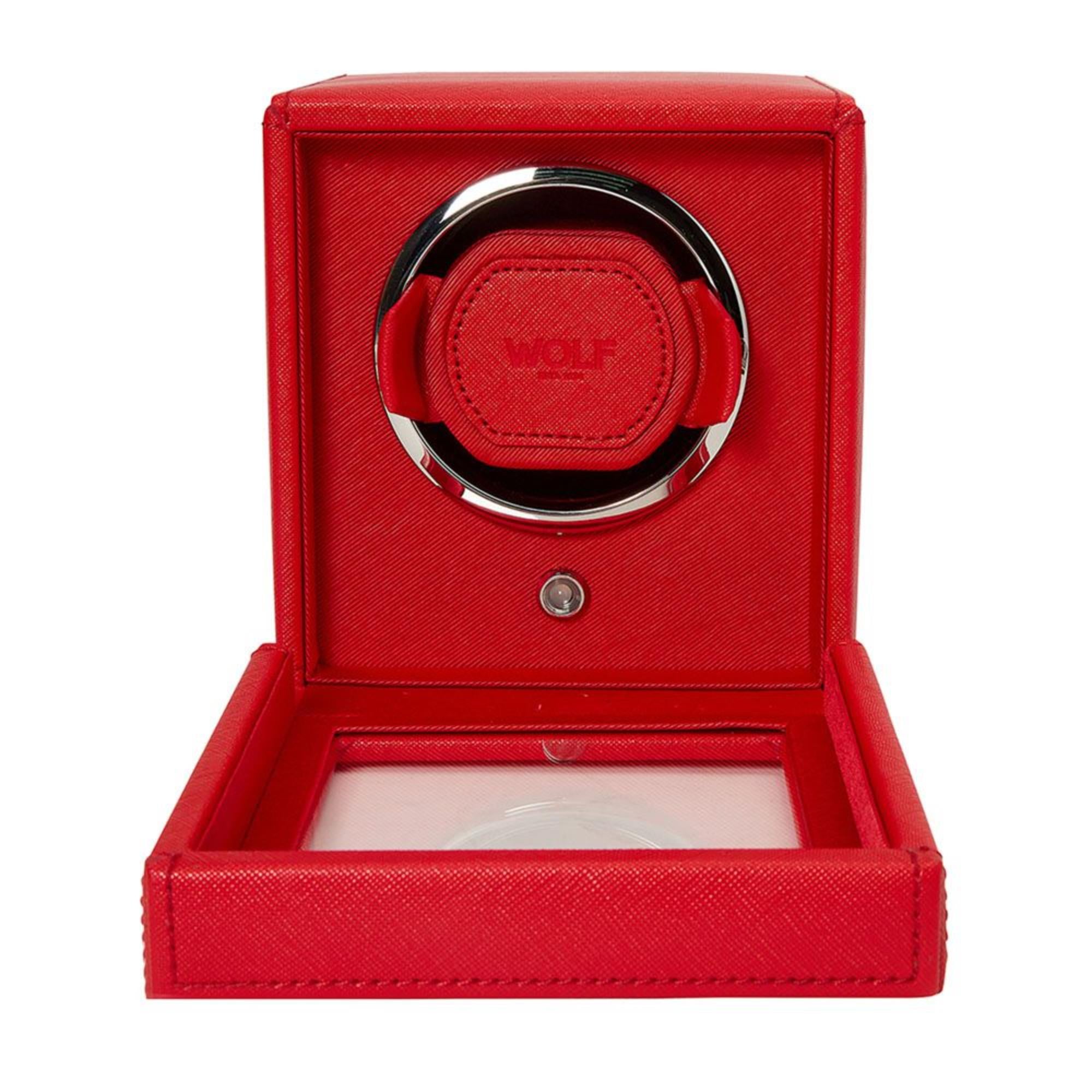 WOLF Cub Tutti Frutti Single Red Watch Winder Bold Red 461172