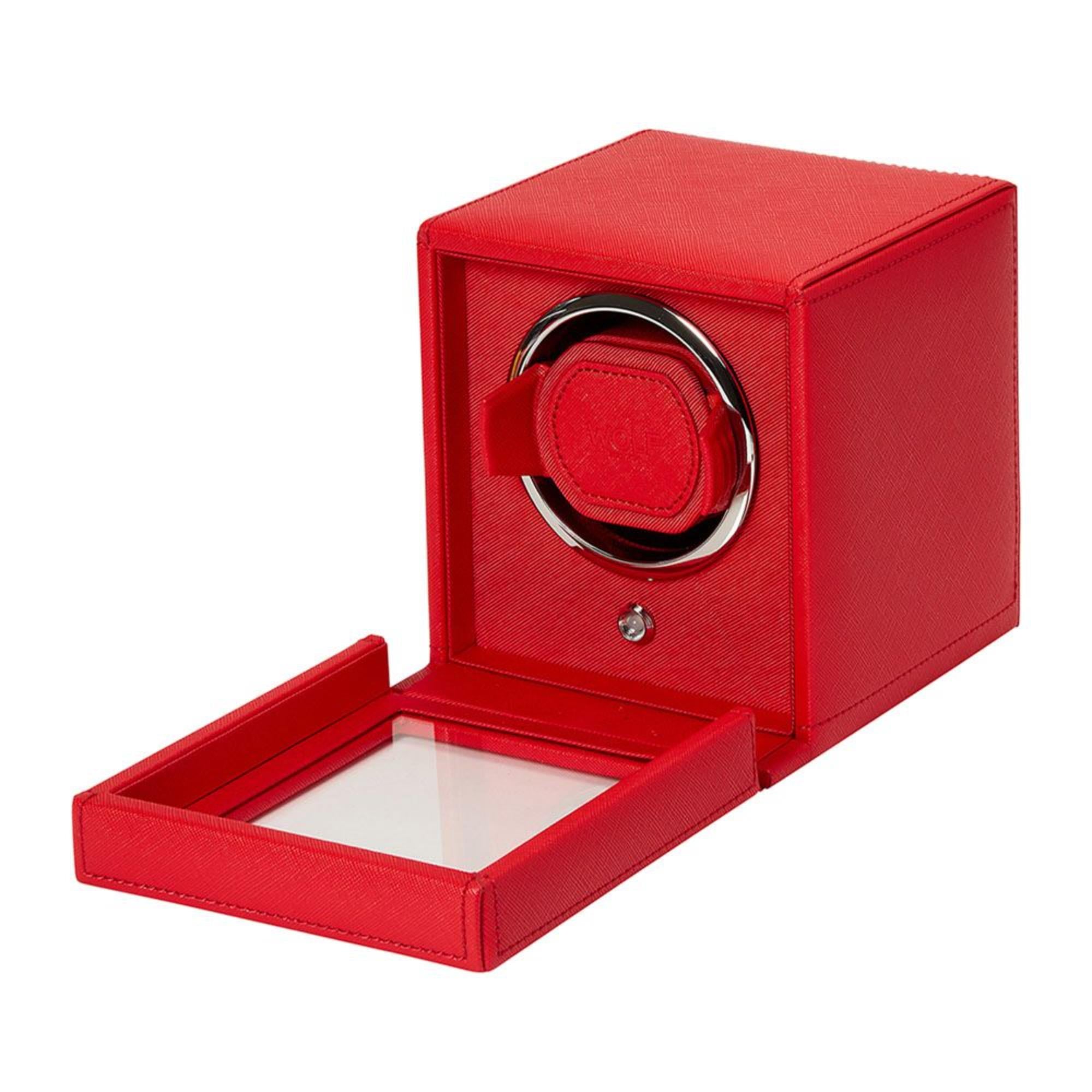 WOLF Cub Tutti Frutti Single Red Watch Winder Bold Red 461172