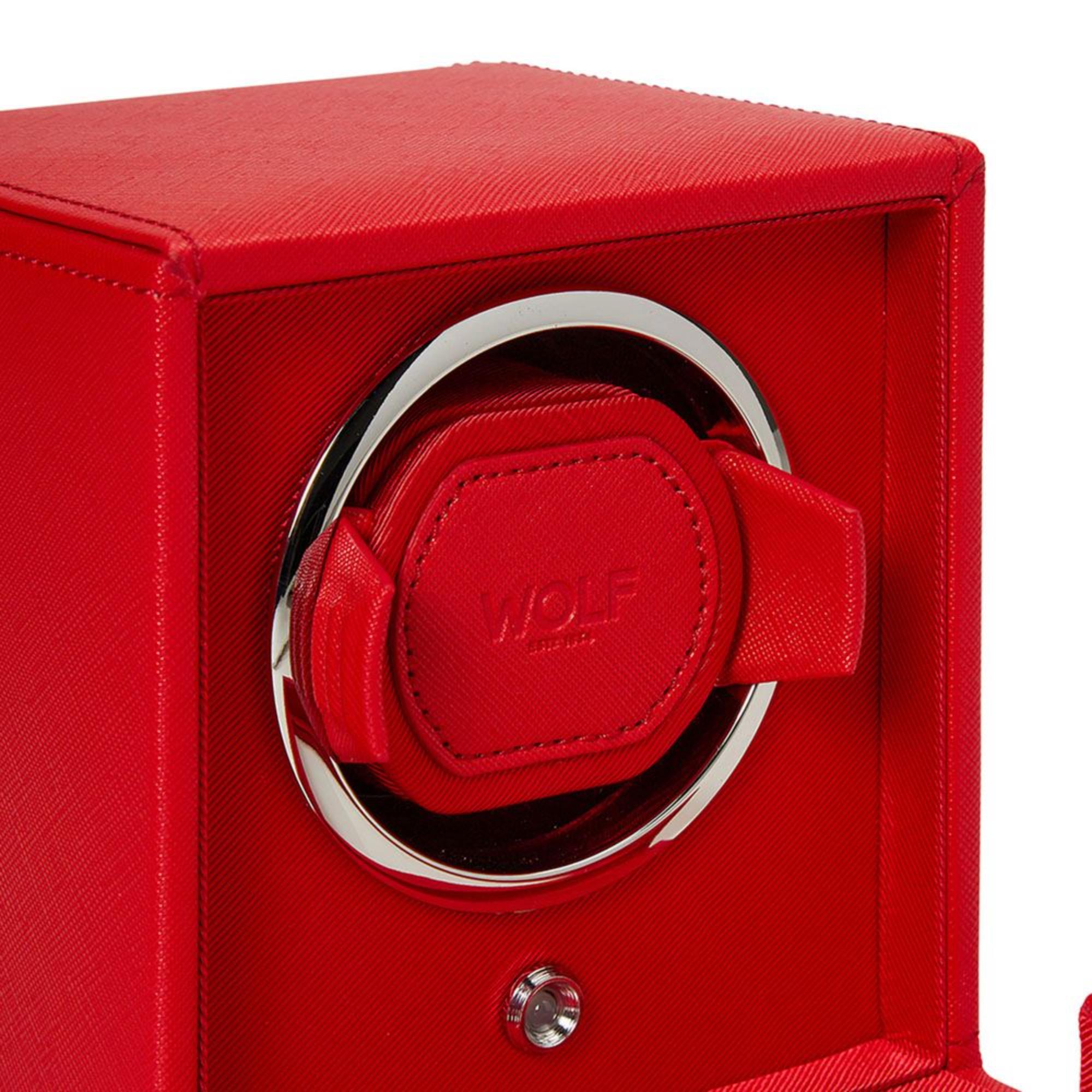 WOLF Cub Tutti Frutti Single Red Watch Winder Bold Red 461172