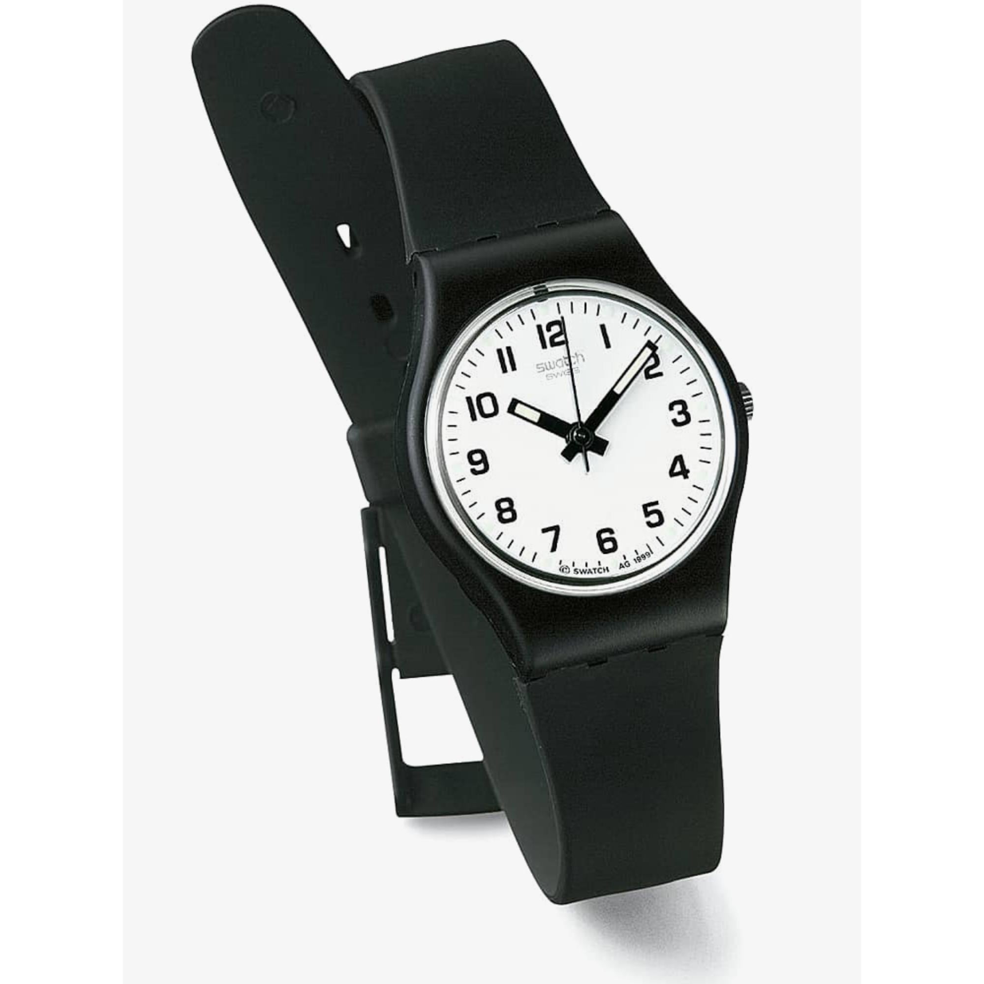 Swatch SOMETHING NEW White Dial Watch LB153