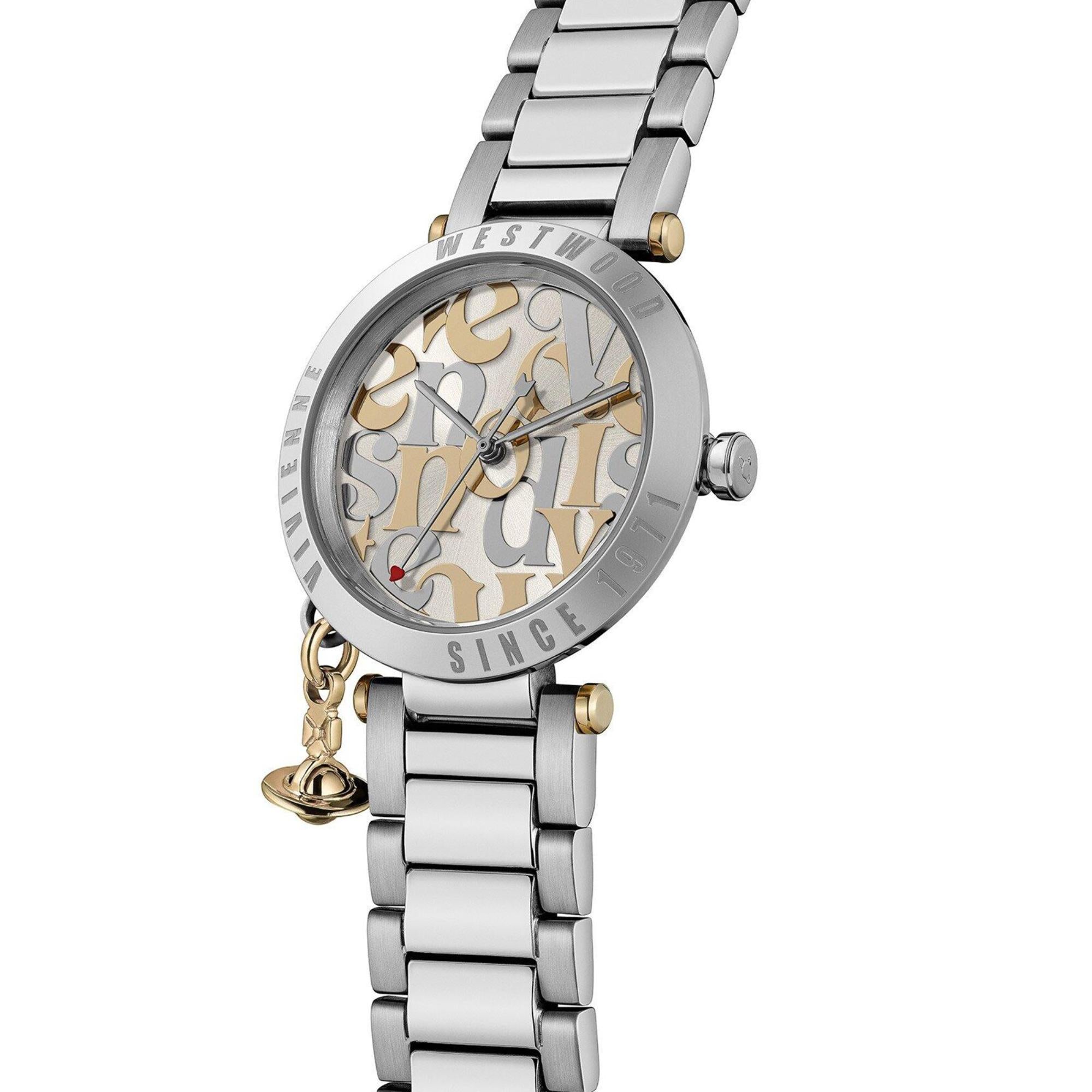 Vivienne Westwood Orb Logomania Silver Dial Women's Watch VV315WSSL