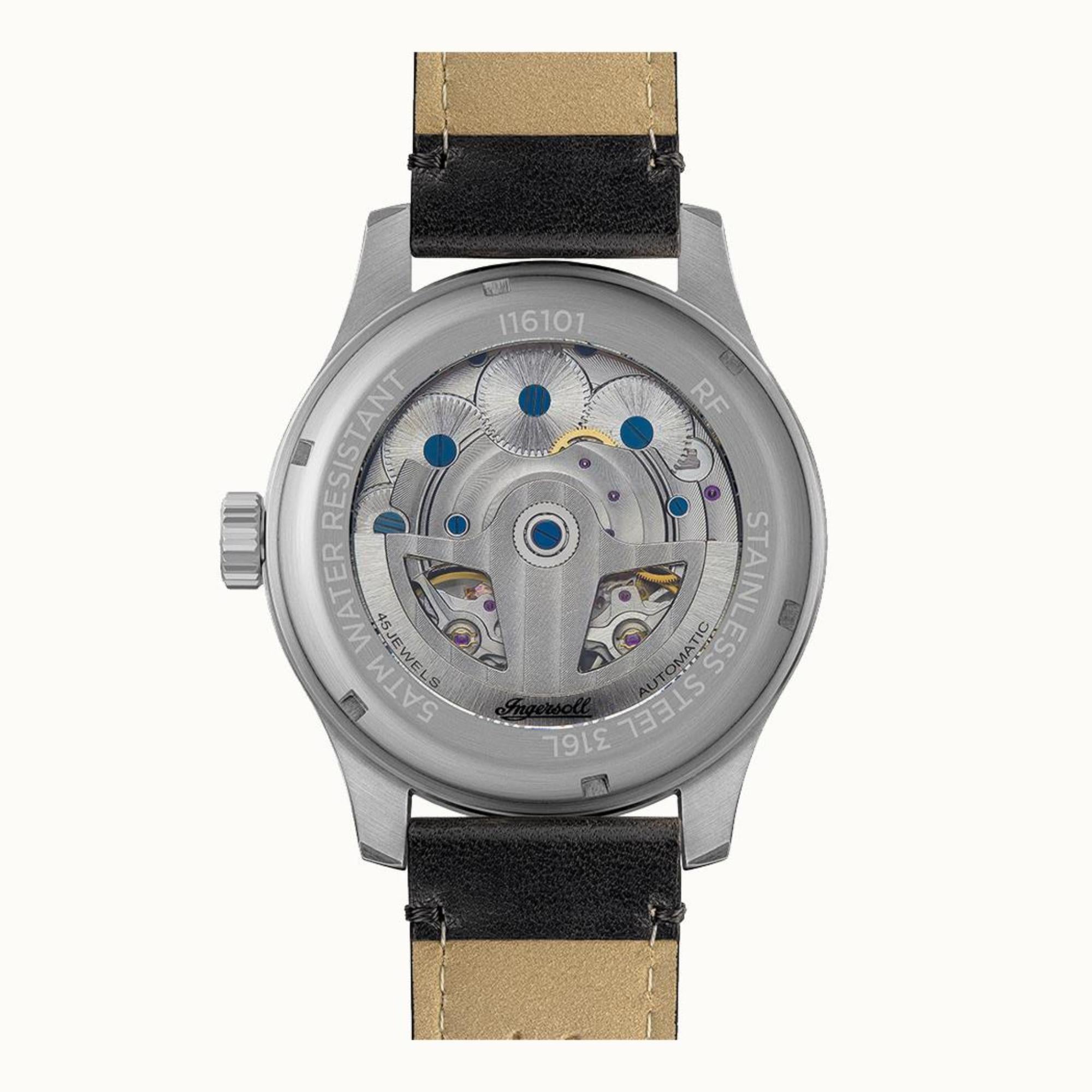 Ingersoll 1892 The Naismith Automatic Black Dial Men's Watch I16101