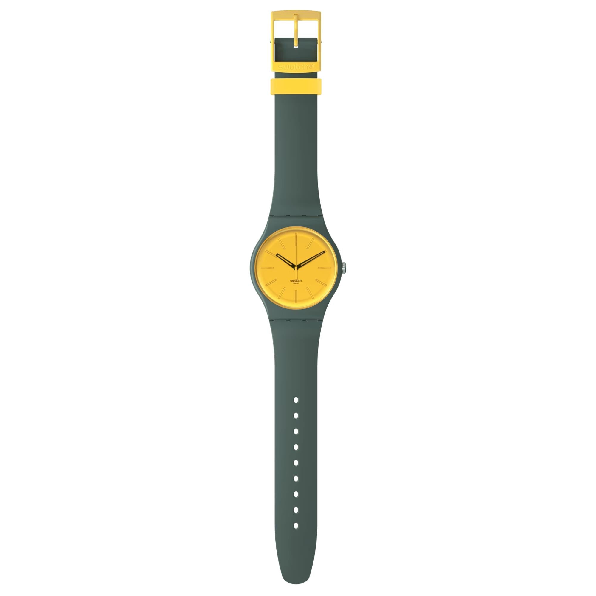 Swatch Gold In The Garden Gold Dial Watch SO29G103