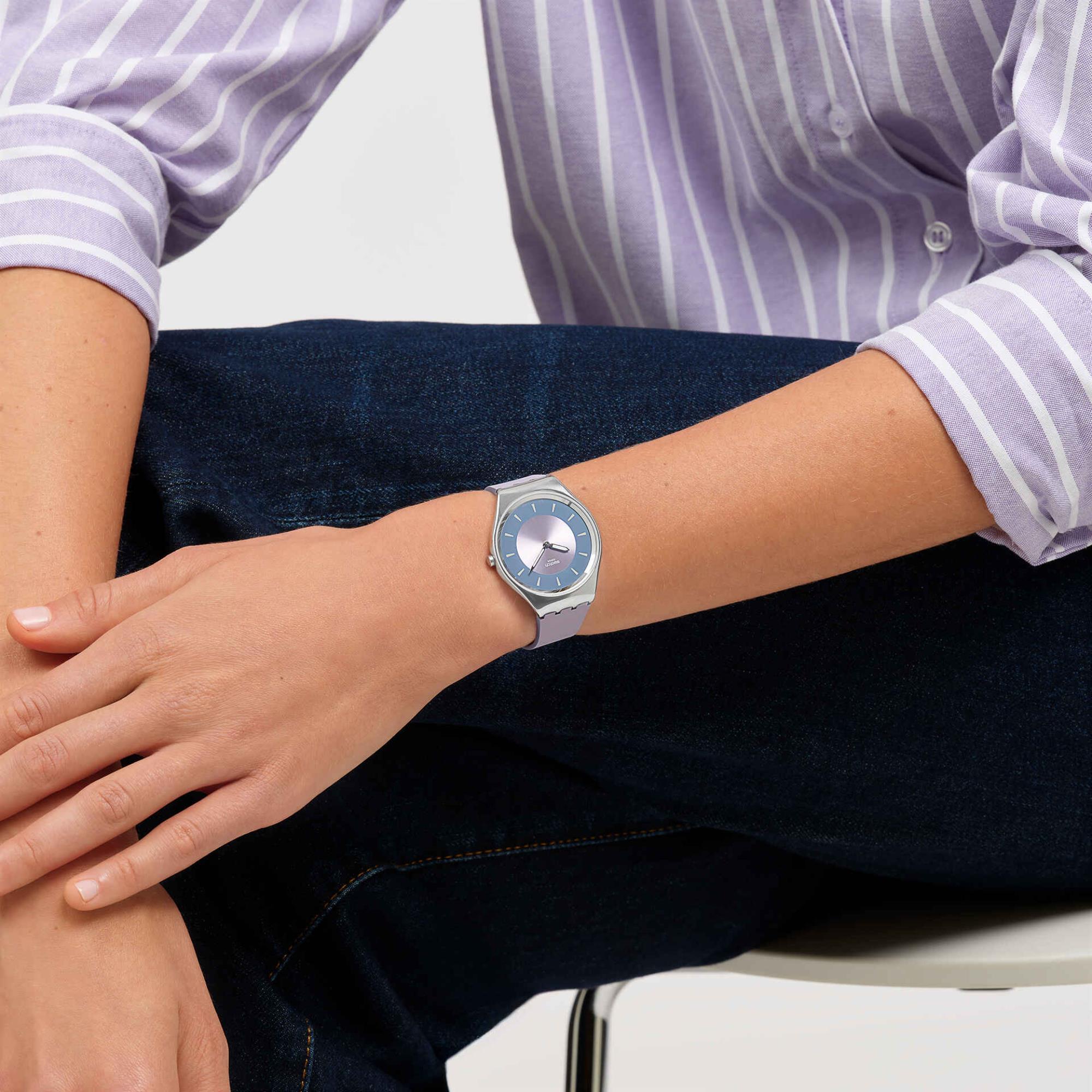 Swatch Lyrically Lavender Lilac Dial Unisex Watch SYXS157