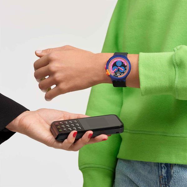 Swatch Neon Party To The Max Multicoloured Dial Watch SB06N101-5300