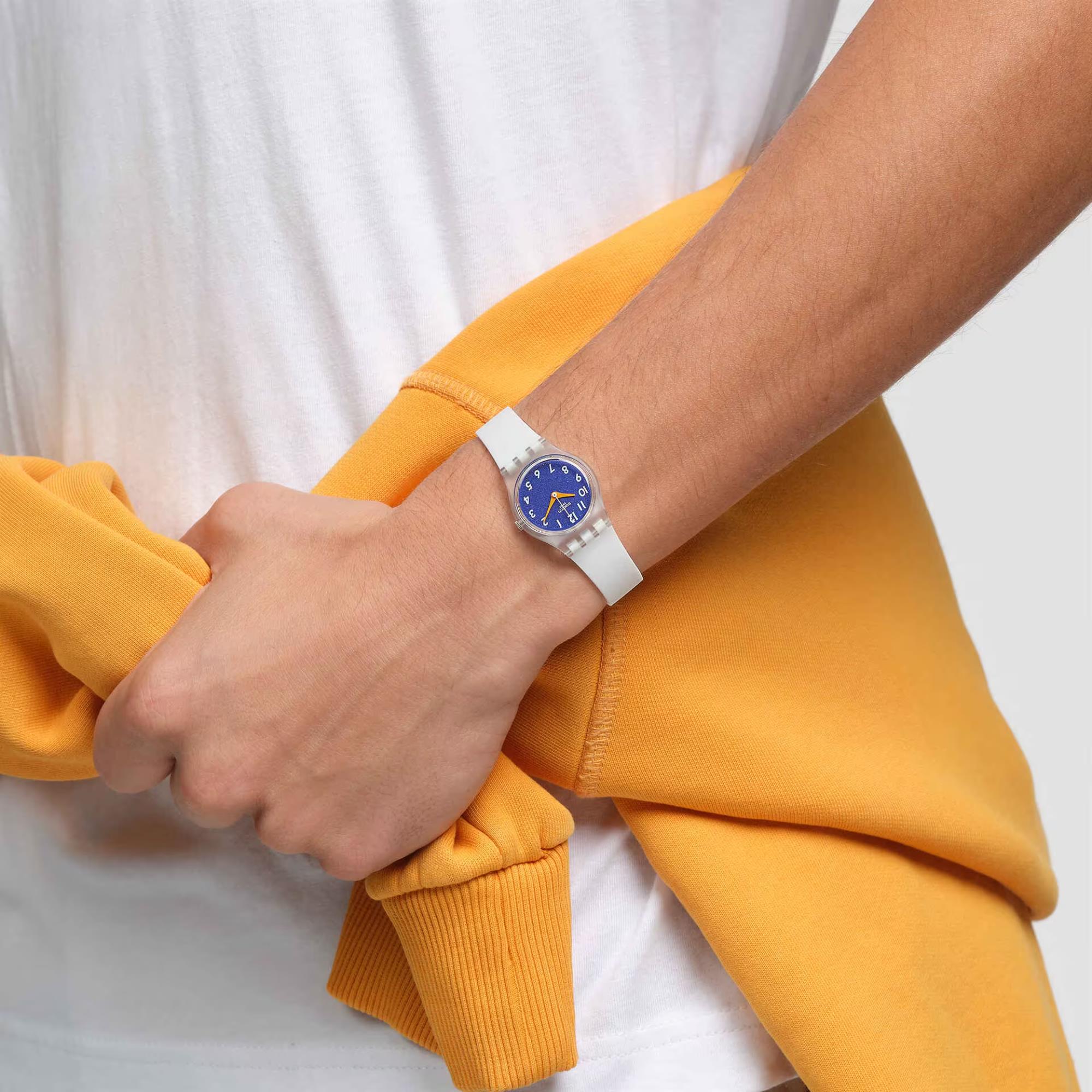 Swatch The Gold Within You Blue Dial Watch LE108
