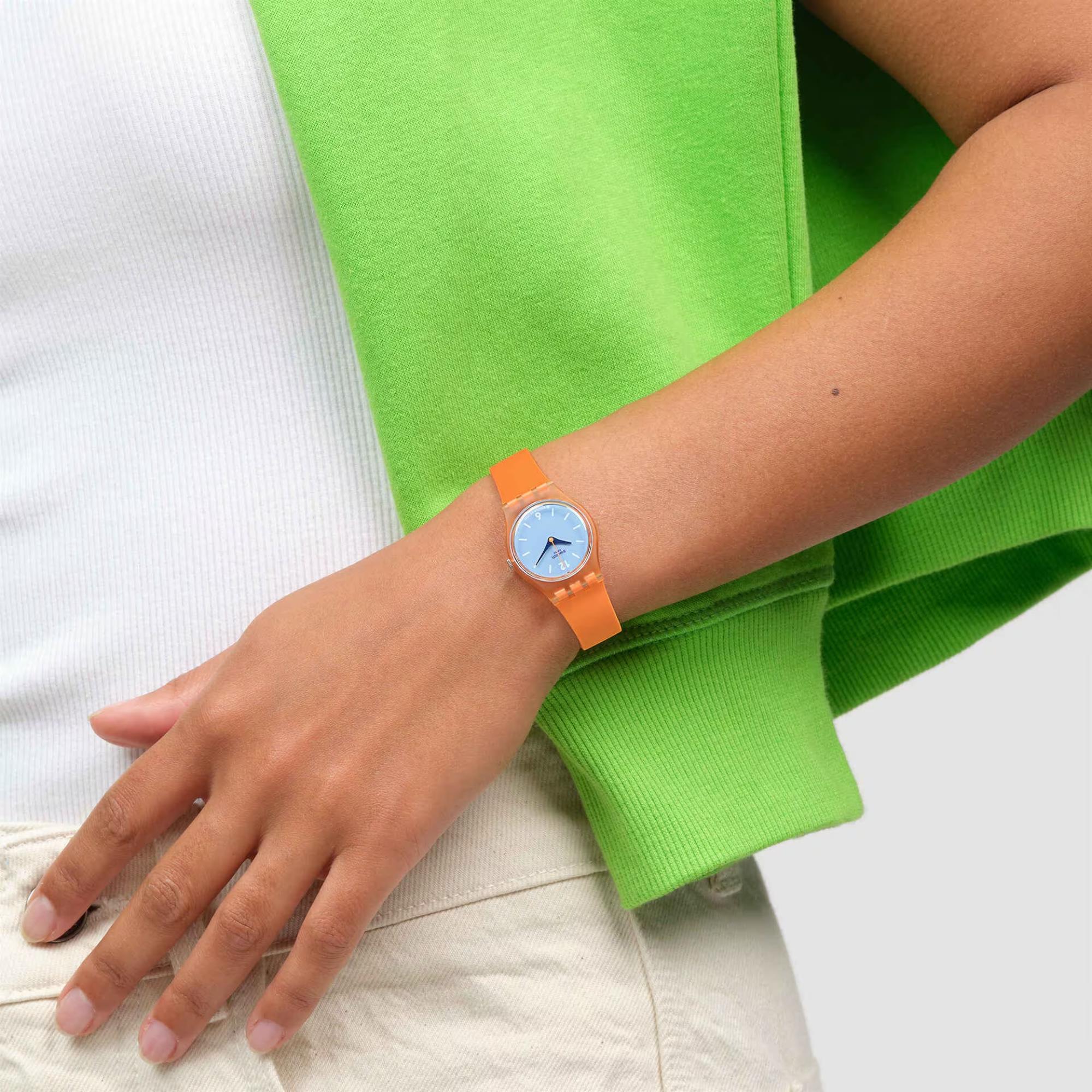 Swatch View From A Mesa Blue Dial Watch LO116