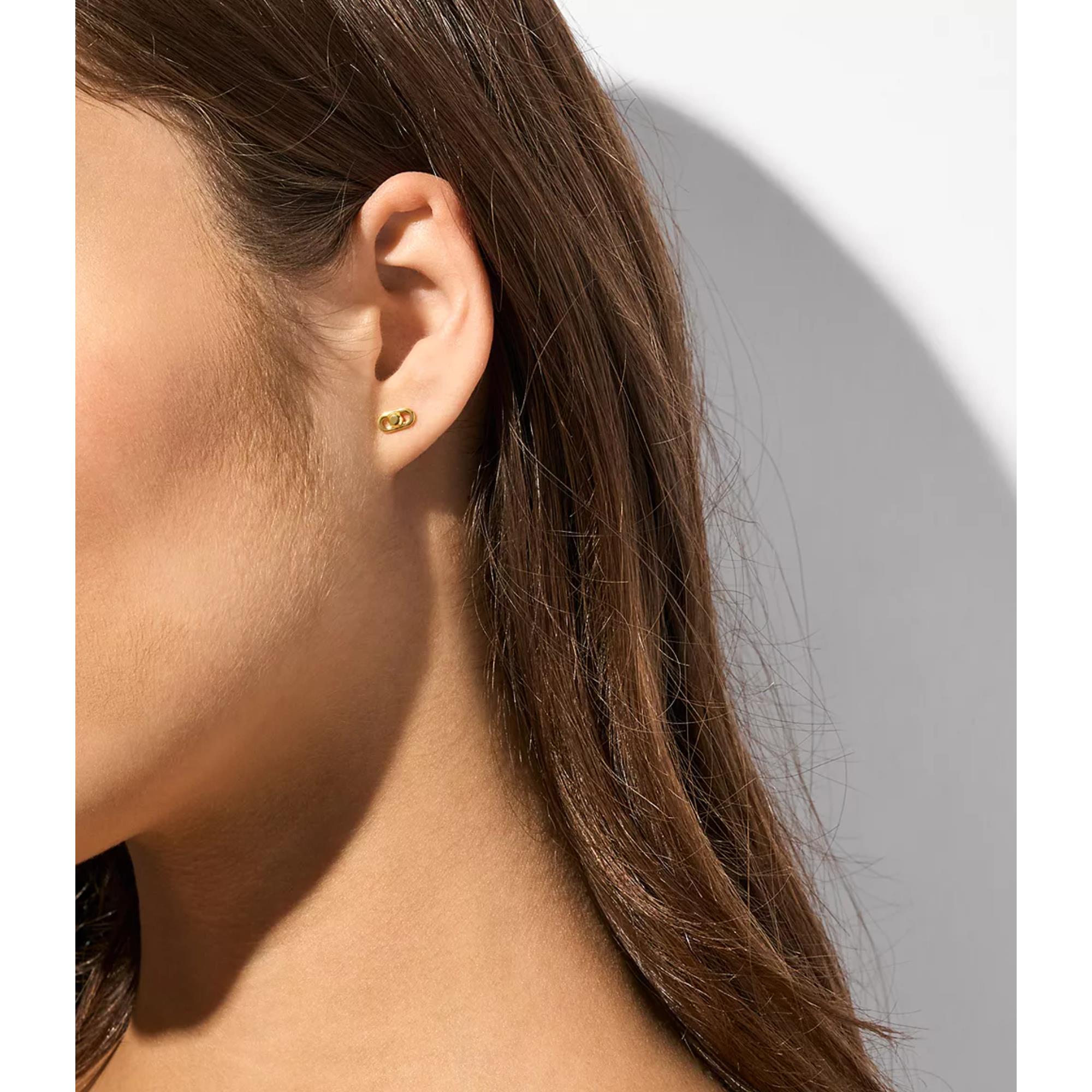 Michael Kors 14K Gold-Plated Women's Earrings MKC173900710