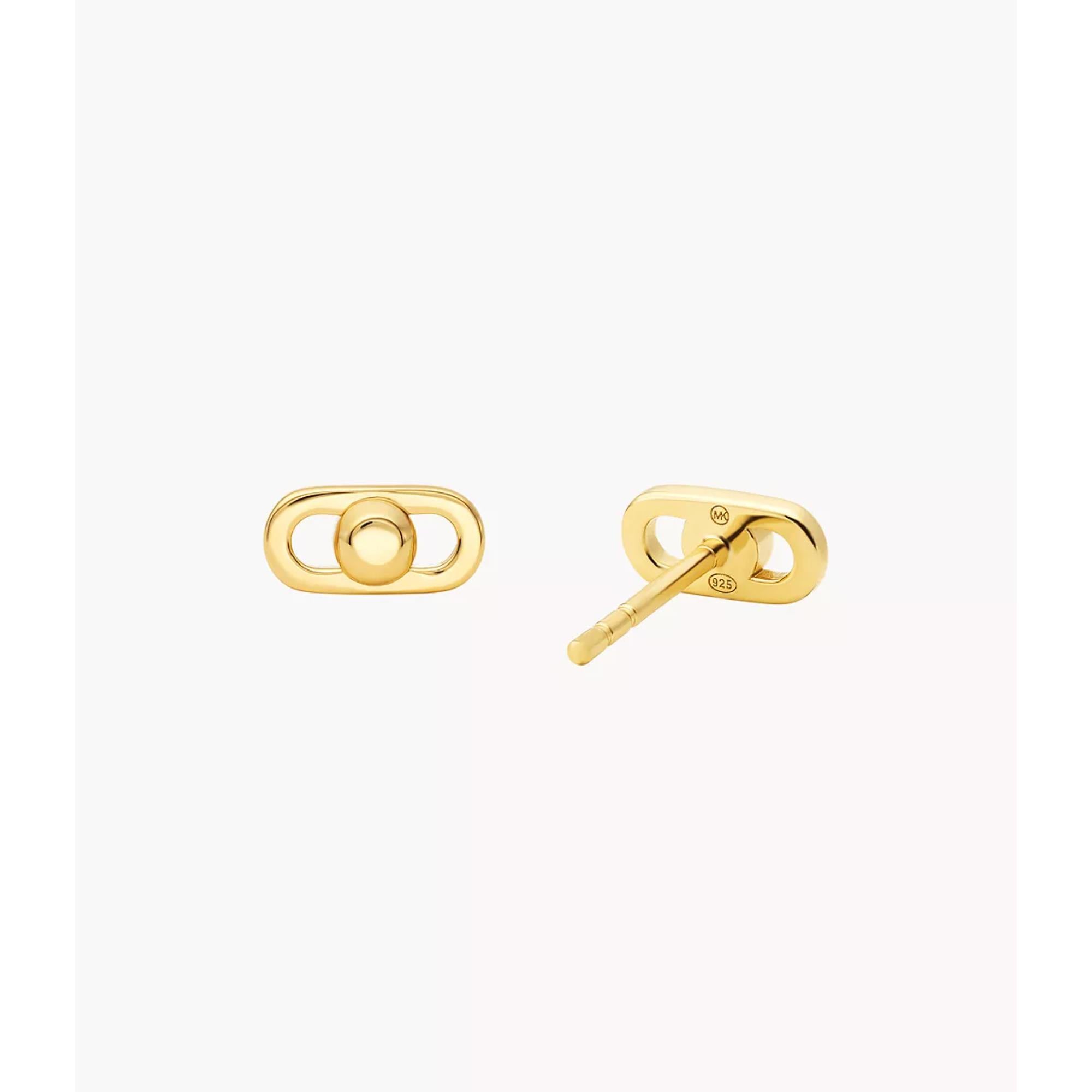 Michael Kors 14K Gold-Plated Women's Earrings MKC173900710