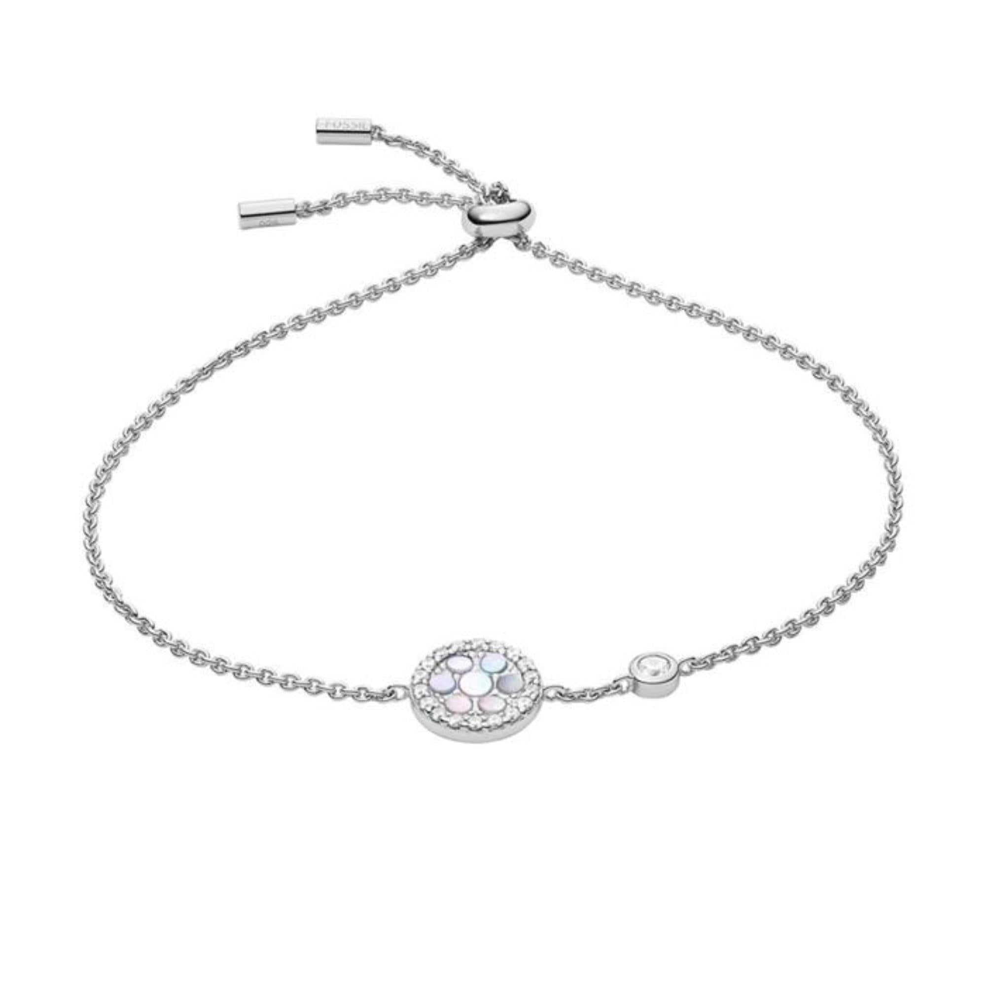Fossil Sterling Mother-of-Pearl Women's Bracelet JFS00519040