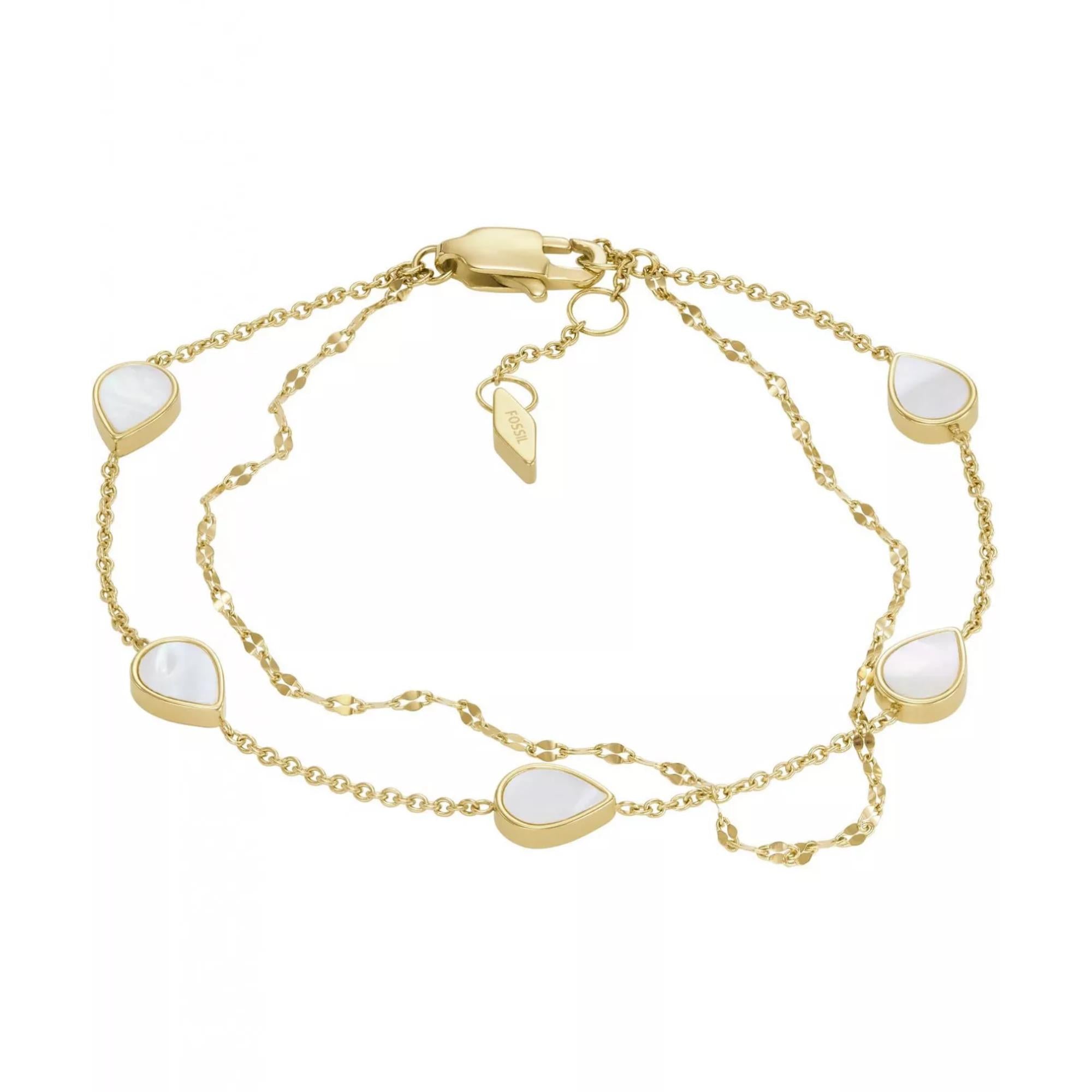 Fossil Mother-of-Pearl Chain Ladies Bracelet JF04317710