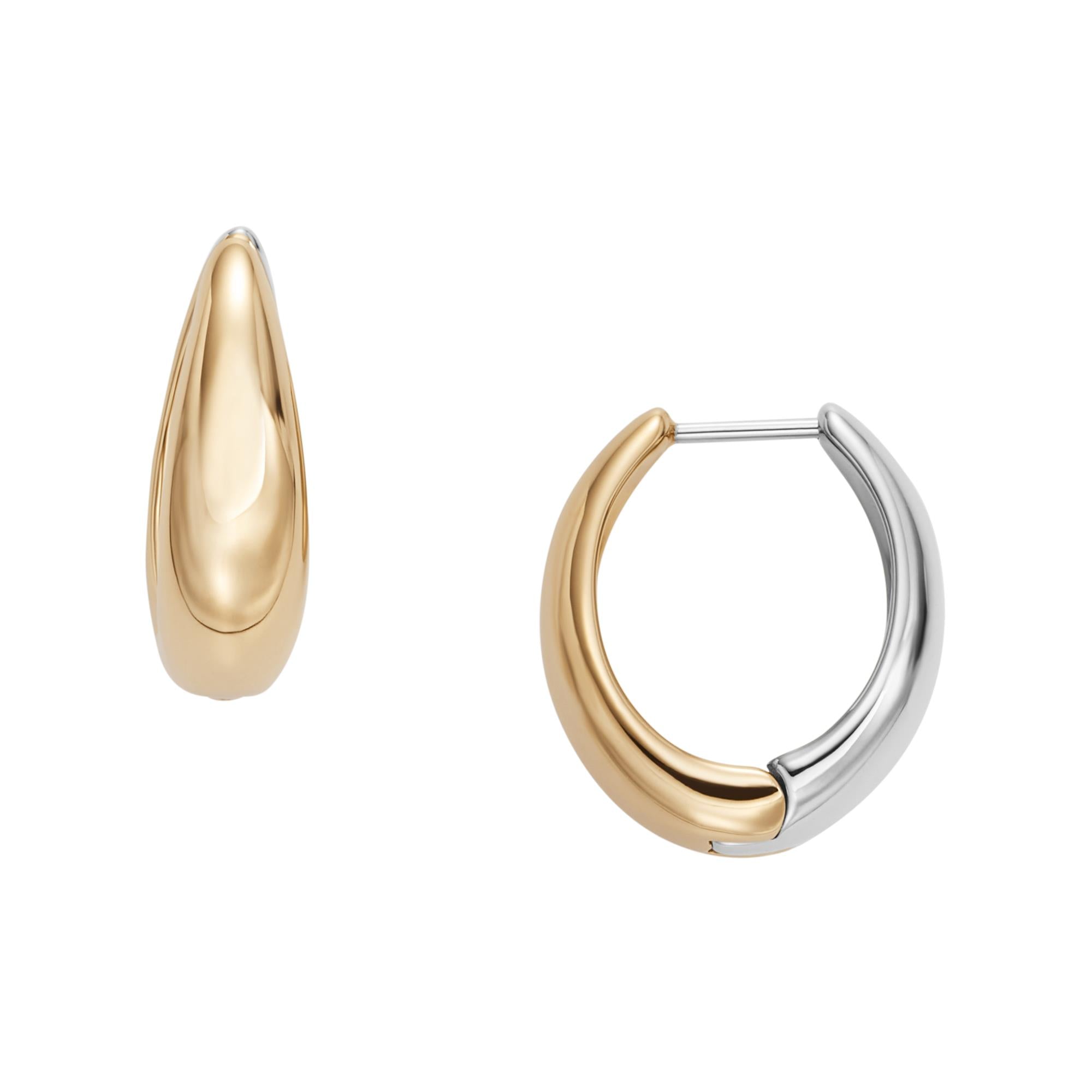 Skagen SKJ1819998 Linje Modern Two-Tone Women's Earrings
