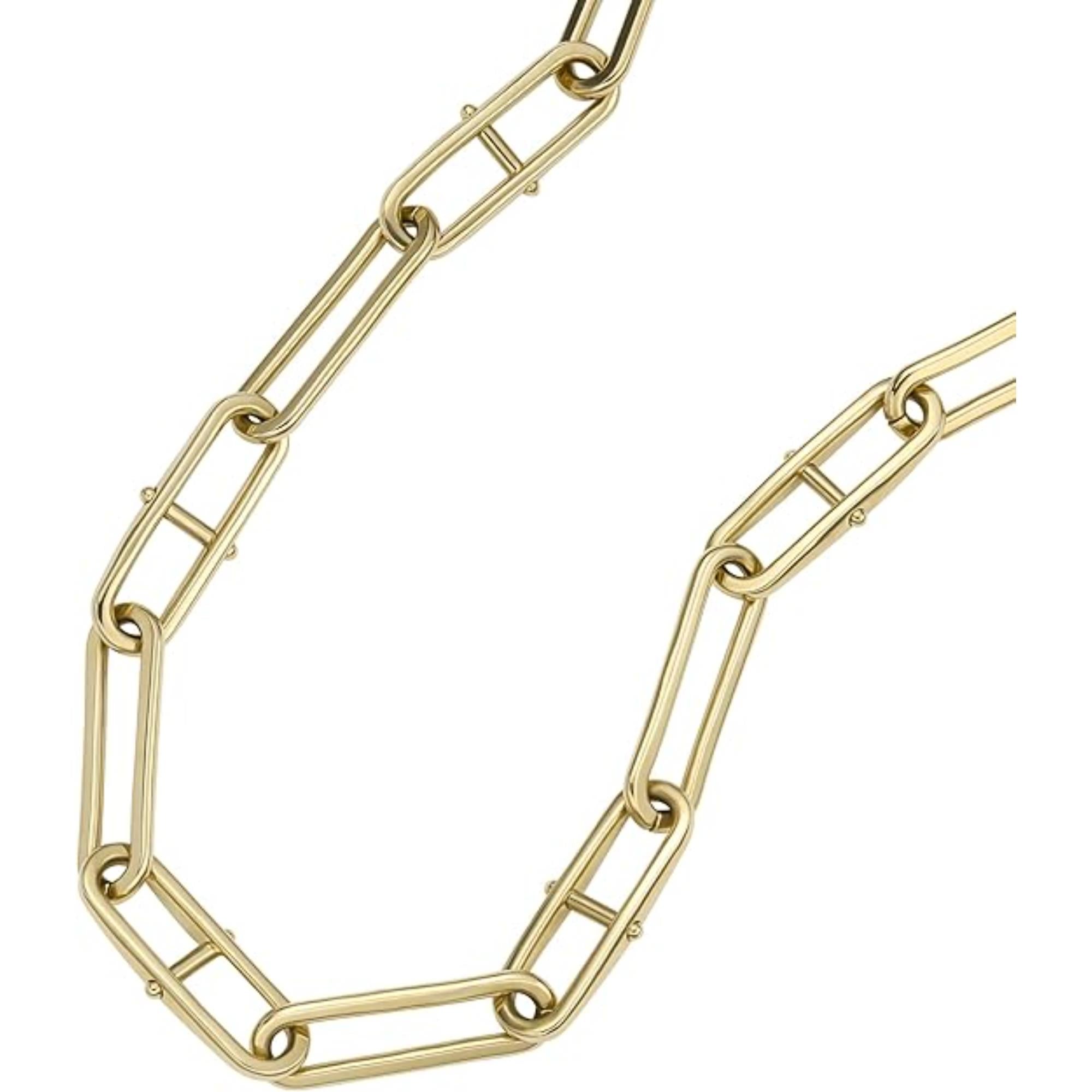 Fossil Heritage D-Link Gold-Tone Women's Necklace JF04102710