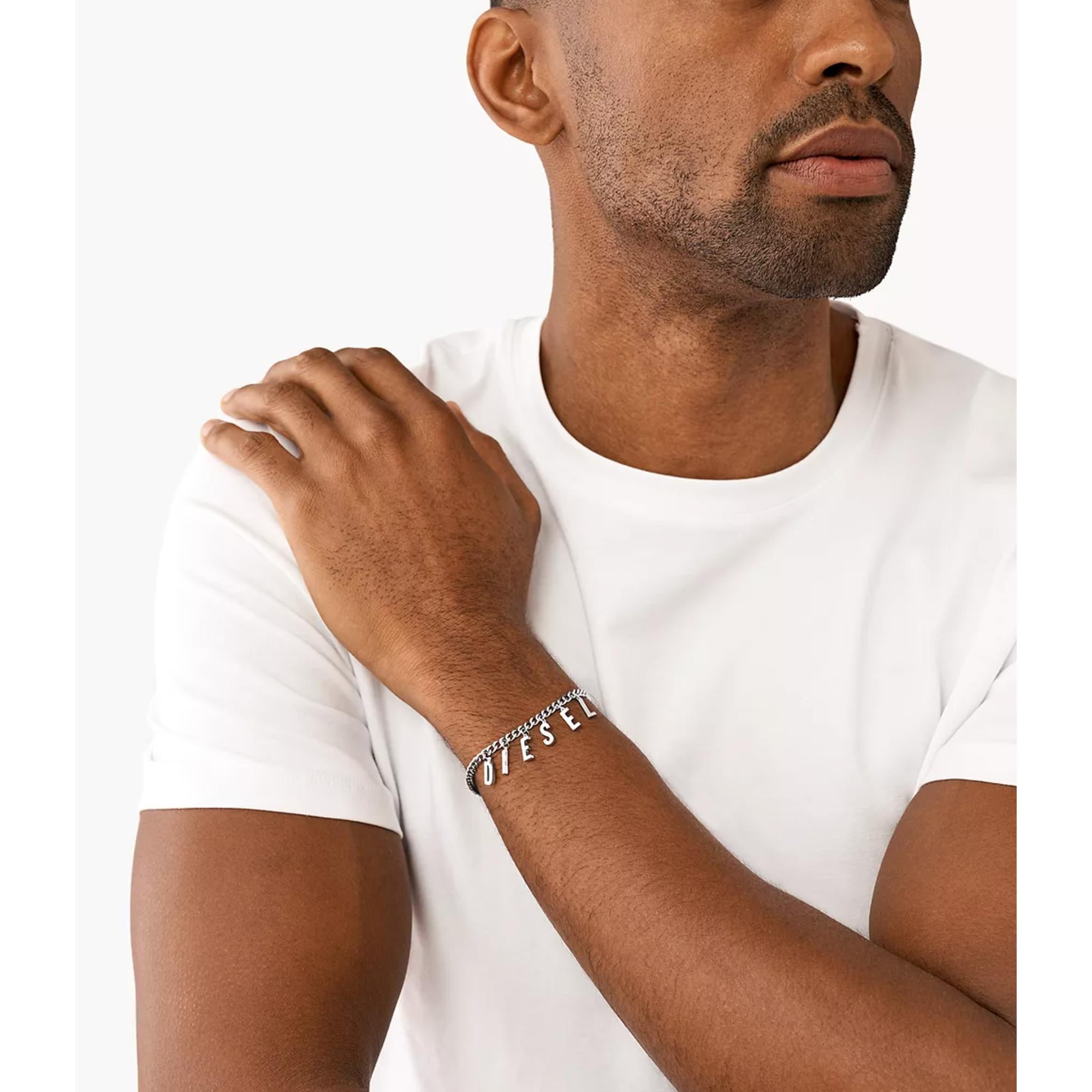 Diesel Edelstahl Kettenarmband/Knöchelkette DX1493040