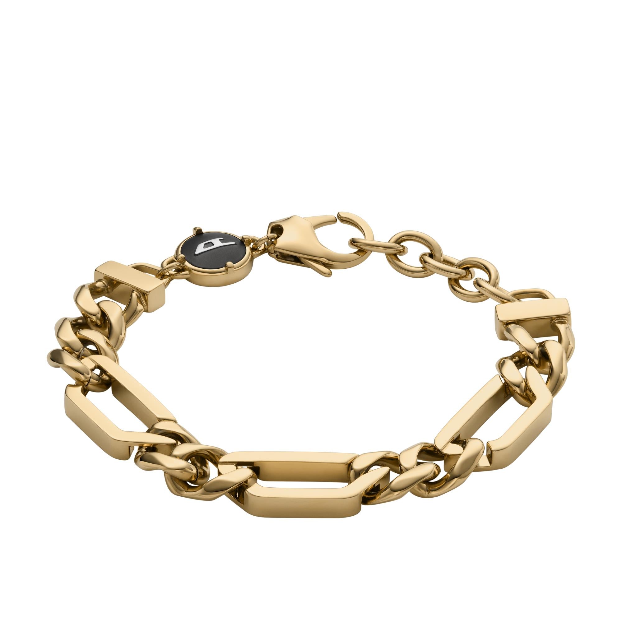 Diesel Gold-Tone Stainless Steel Chain Unisex DX1471710