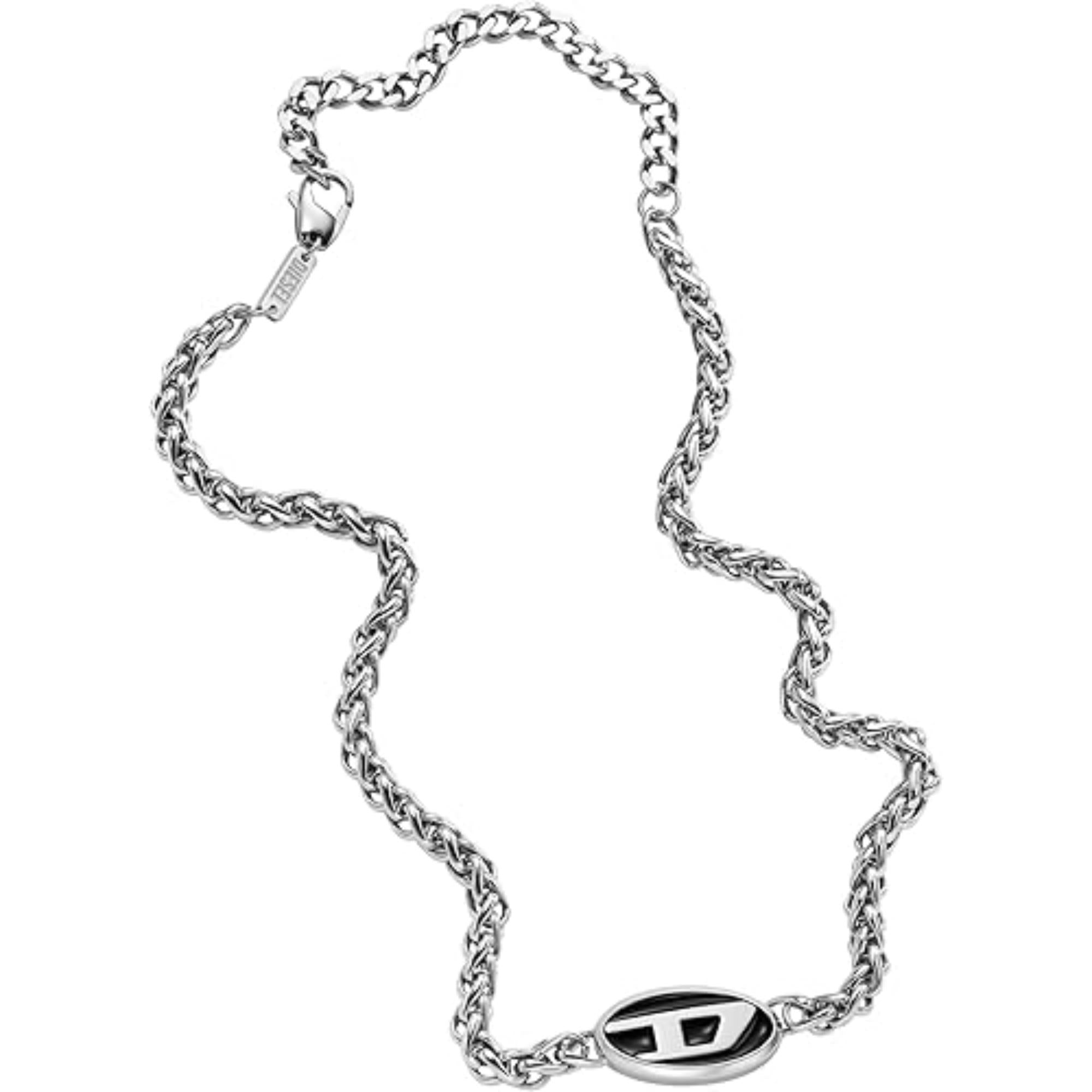 Diesel Stainless Steel Chain Necklace DX1470040