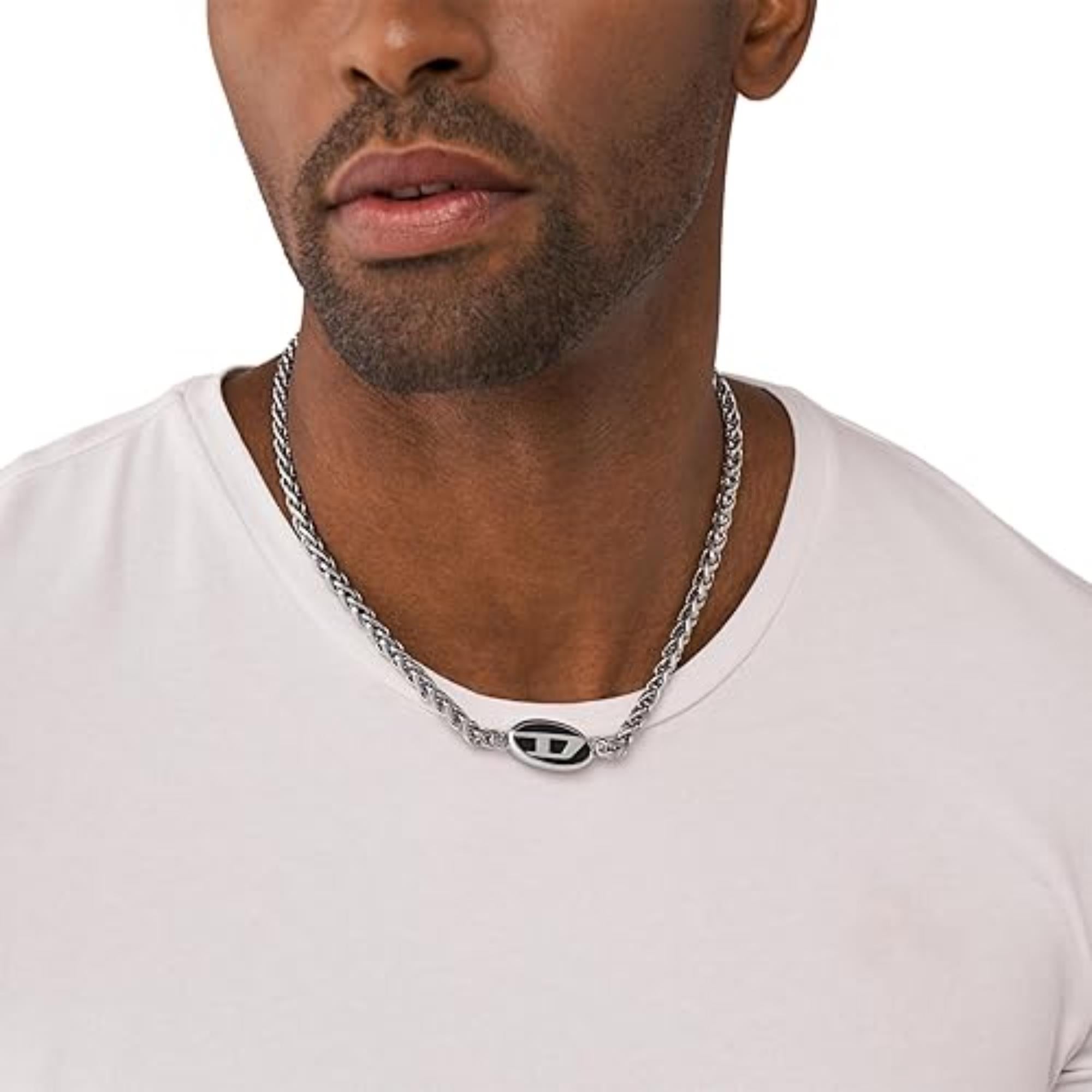Diesel Stainless Steel Chain Necklace DX1470040