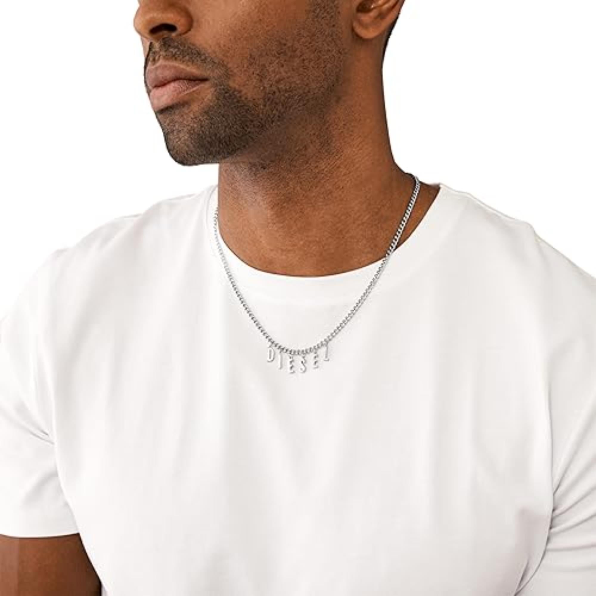 Diesel Stainless Steel Chain Necklace DX1494040