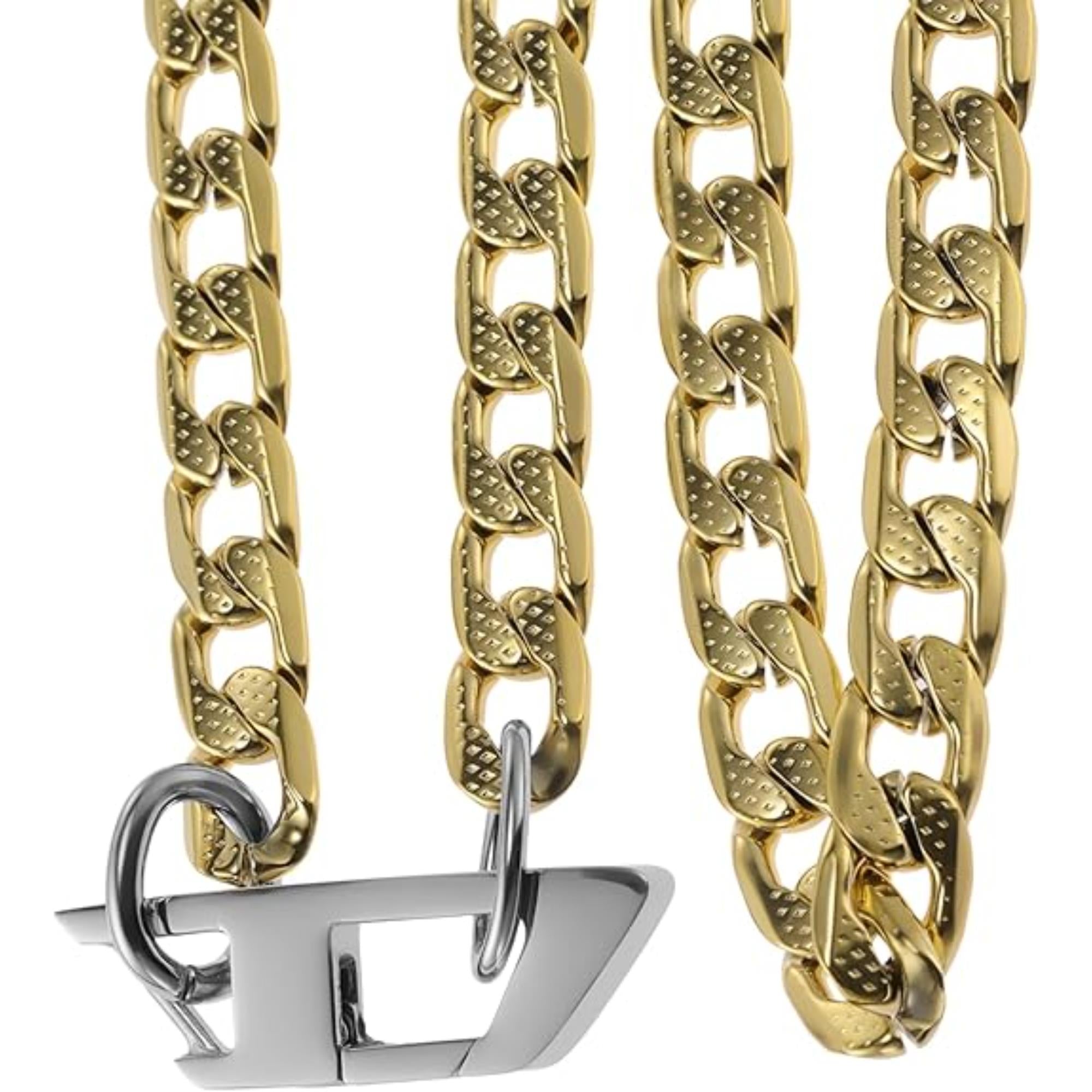 Diesel Chain Stainless Steel Unisex Necklace DX1438931