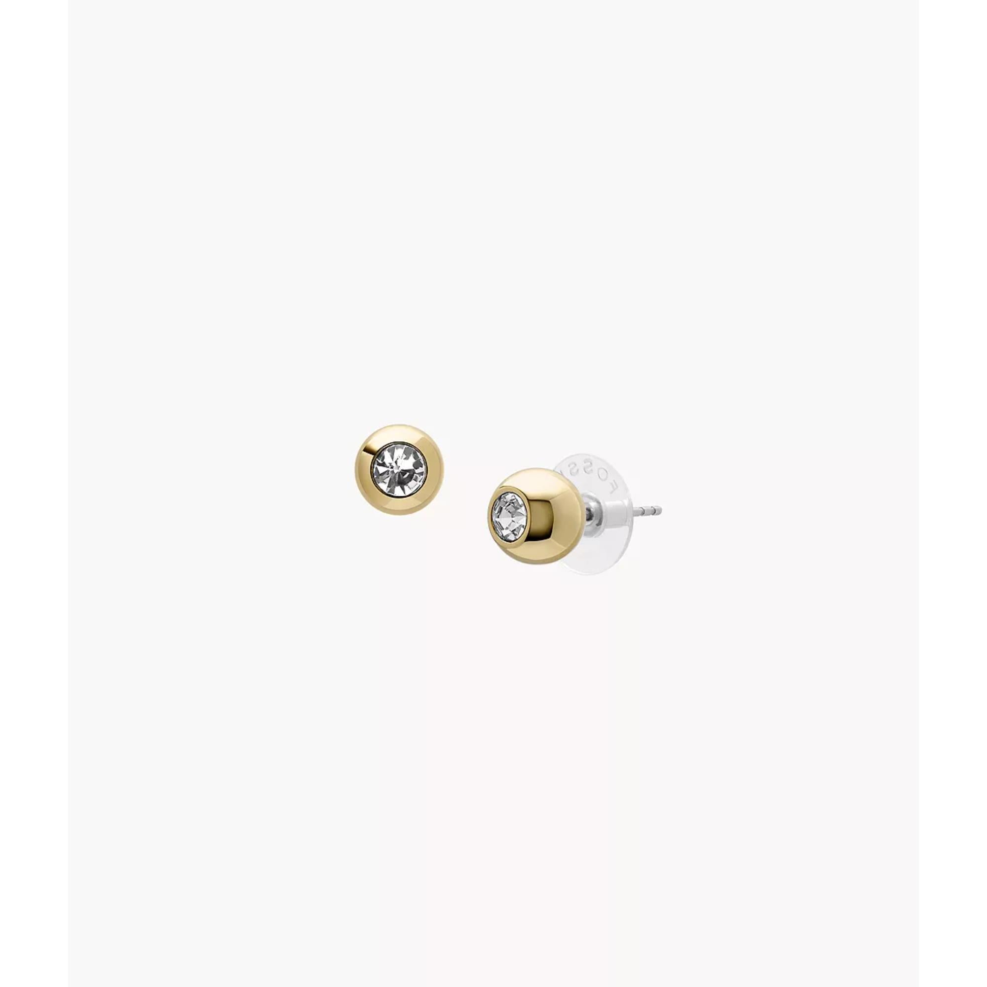 Fossil Bright Baubles Gold Stud Women's Earrings - JA7251710