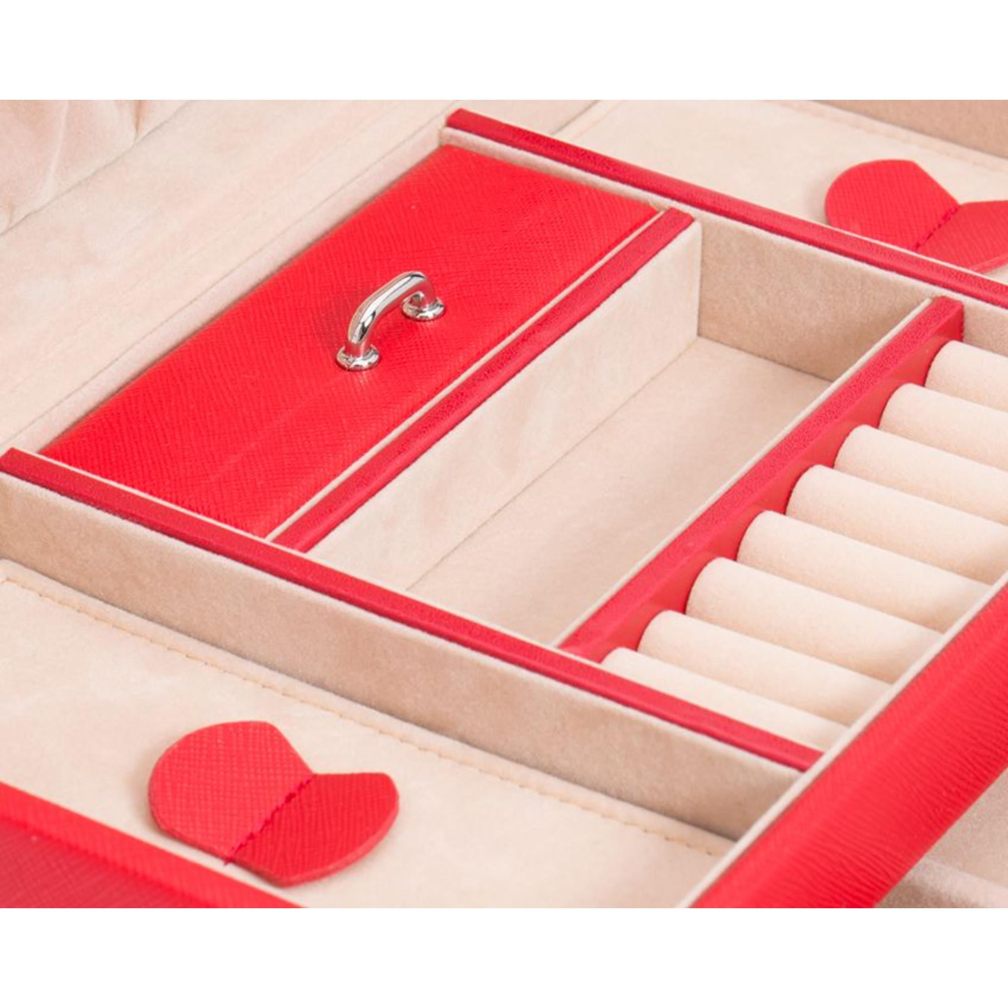 WOLF Heritage Kleine Schmuckschatulle aus Leder 280014