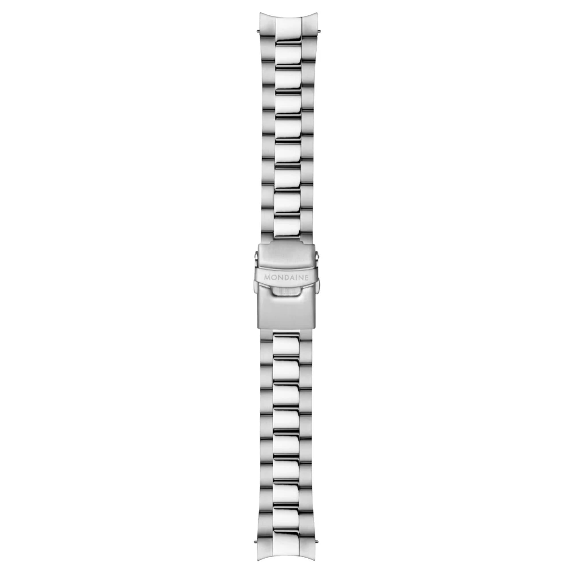Mondaine Classic Weißes Zifferblatt Stahlarmband Uhr A660.30360.11SBJ