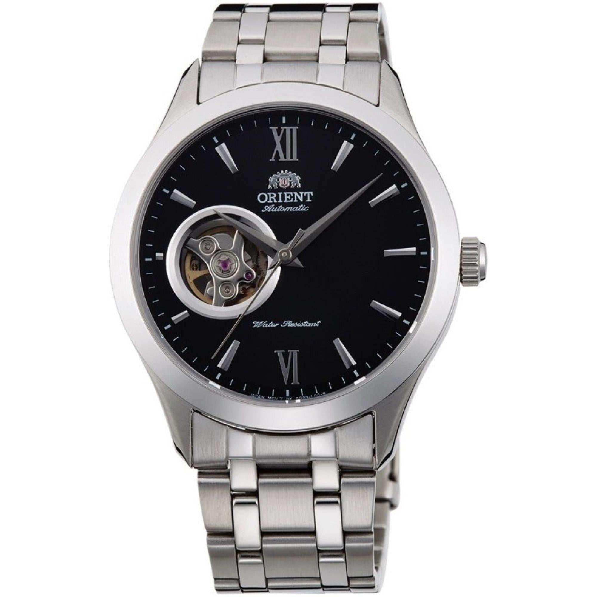  Orient Contemporary Open-Heart Black Dial Men's Watch TAG03001B00
