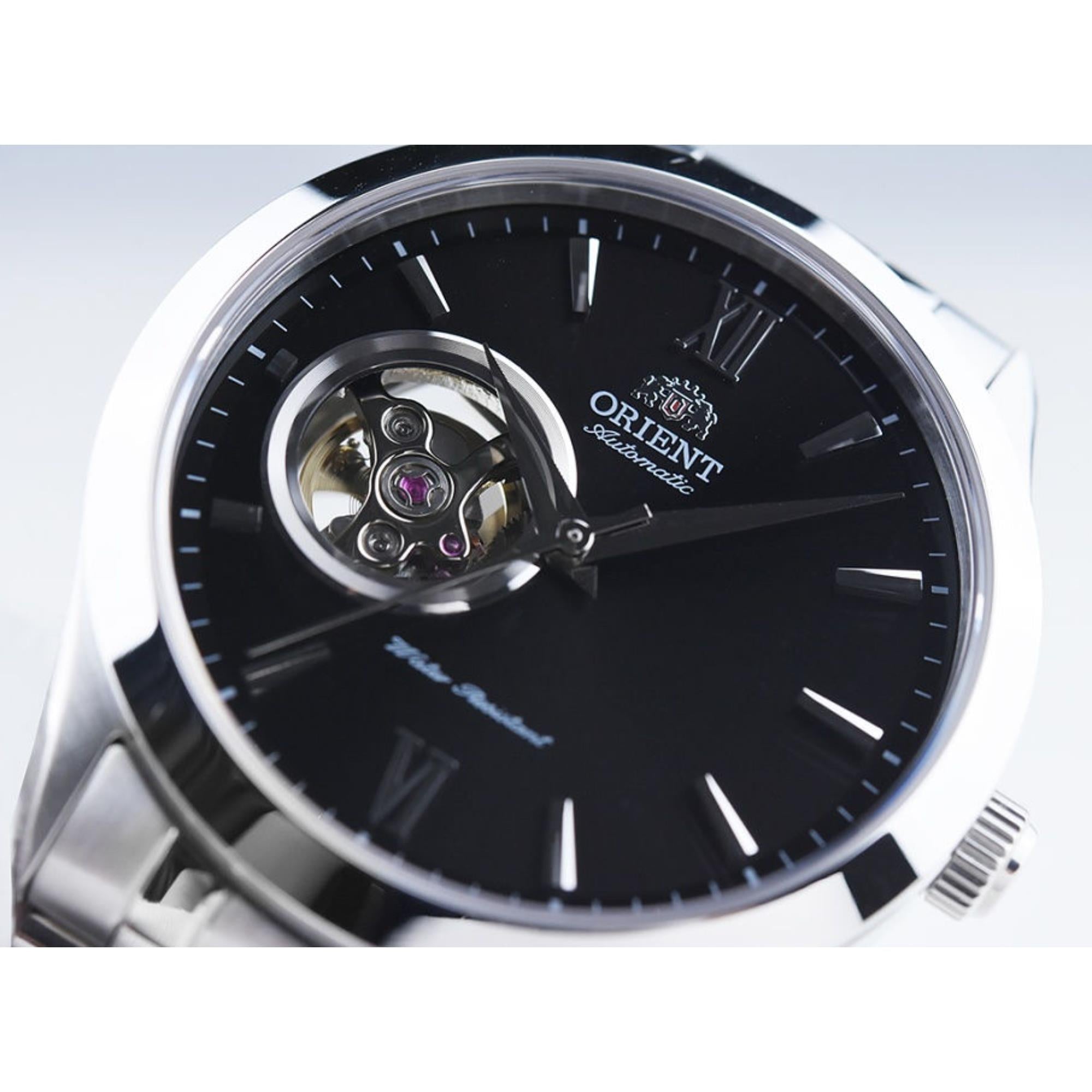  Orient Contemporary Open-Heart Black Dial Men's Watch TAG03001B00
