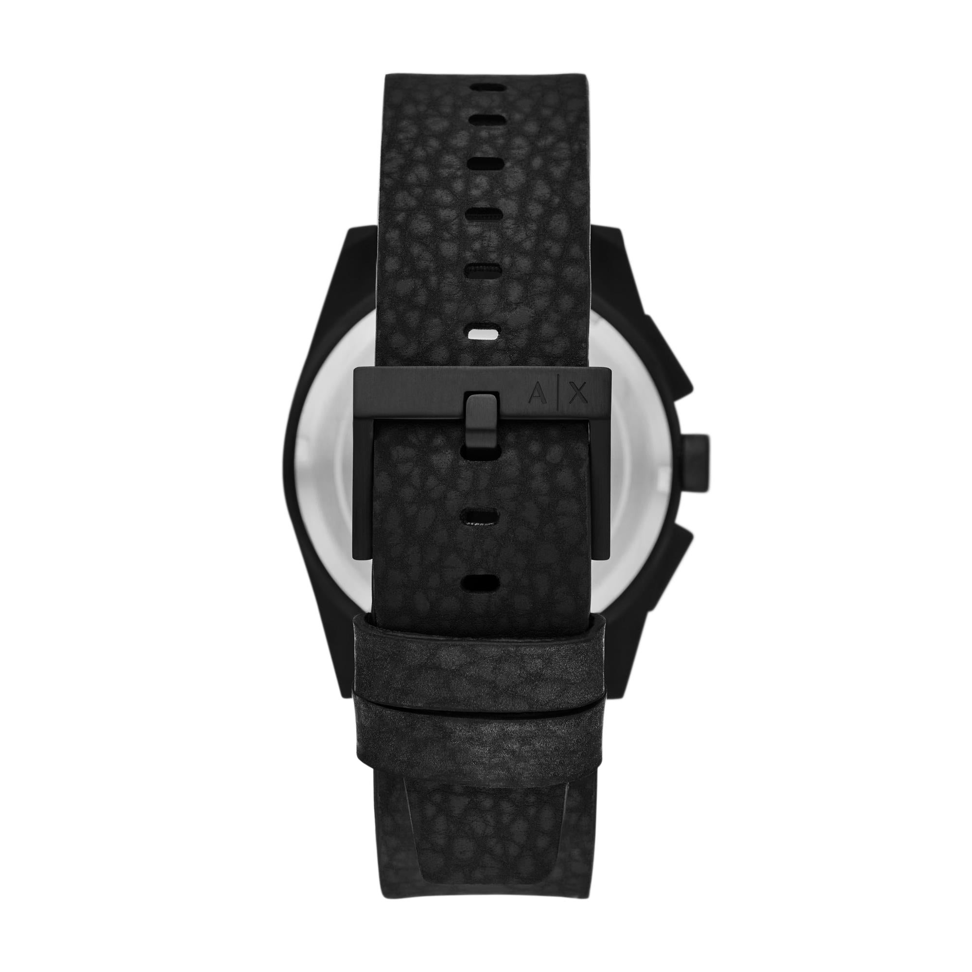 Armani Exchange Gray Dial Rubber Strap Men's Watch AX2865