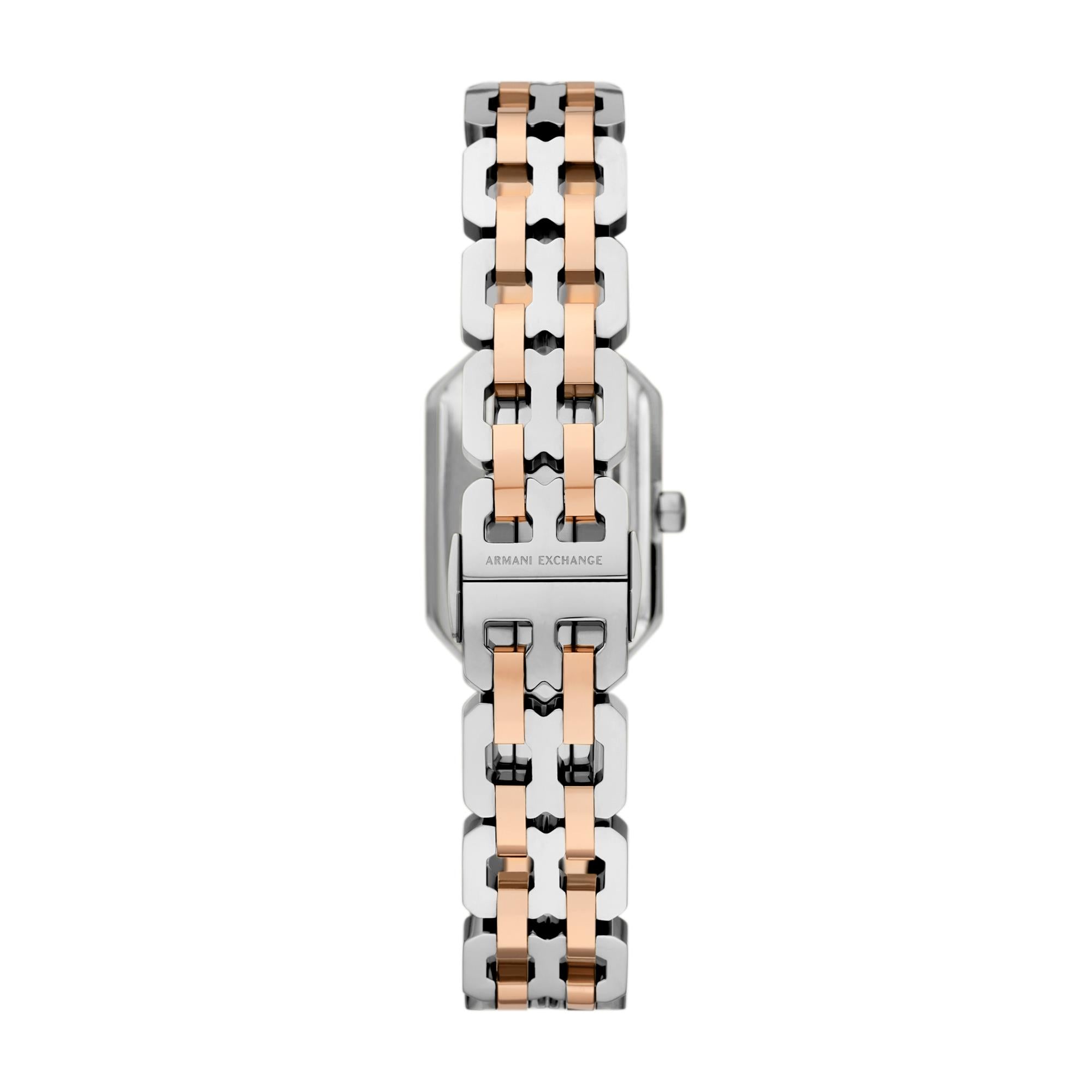 Armani Exchange Faye 27mm Silbernes Zifferblatt Stahl Damen Quarz Uhr AX5810