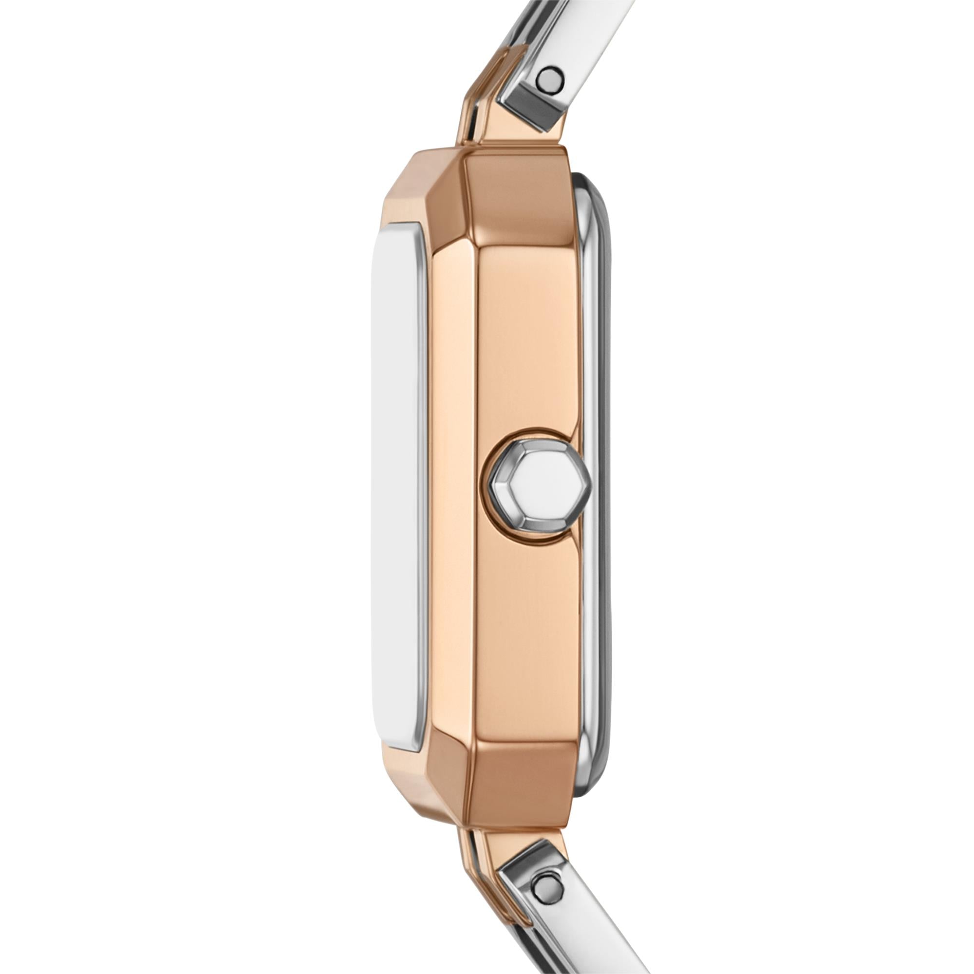 Armani Exchange Faye 27mm Silbernes Zifferblatt Stahl Damen Quarz Uhr AX5810