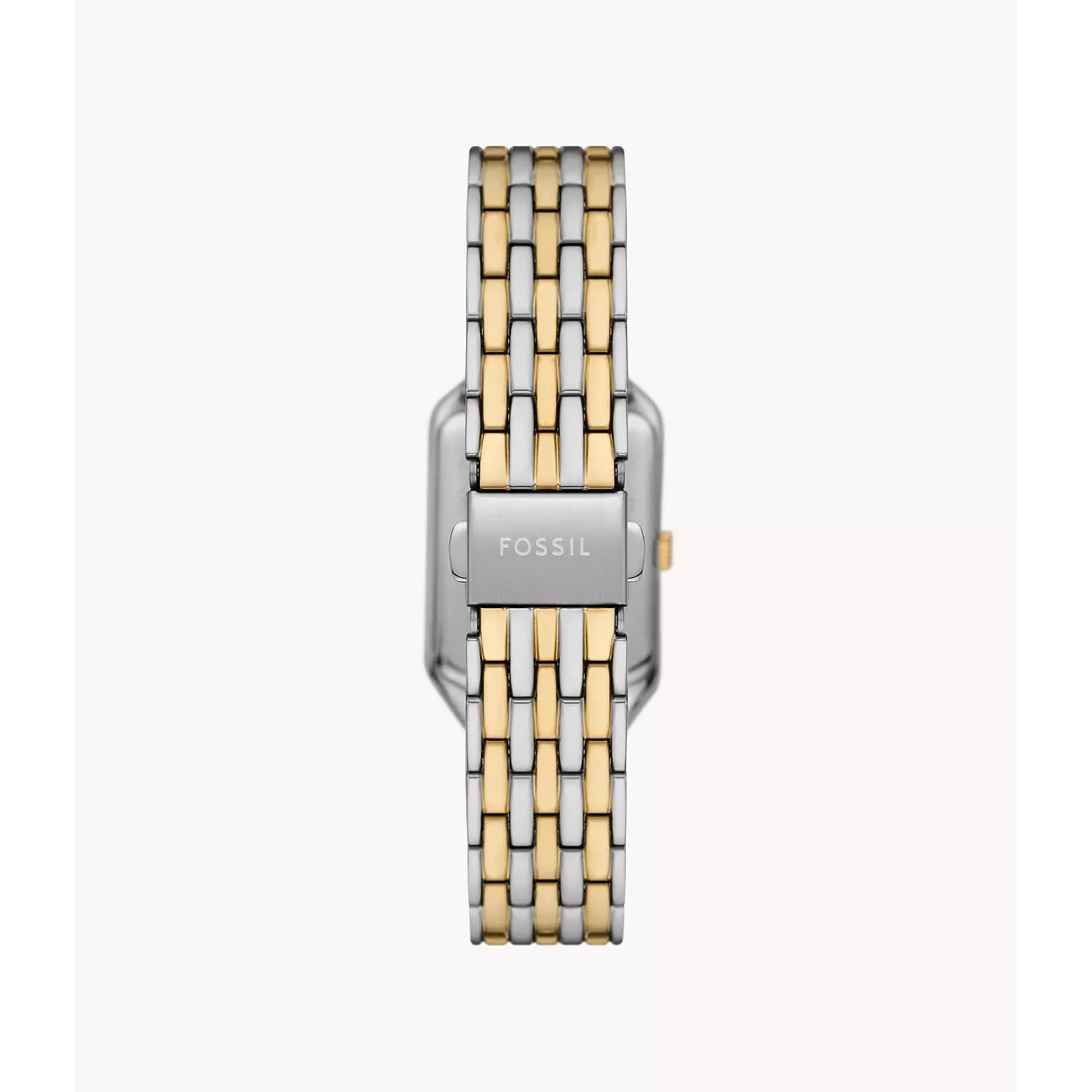 Fossil Raquel 23mm Silver Dial Steel Ladies Quartz Watch ES5368