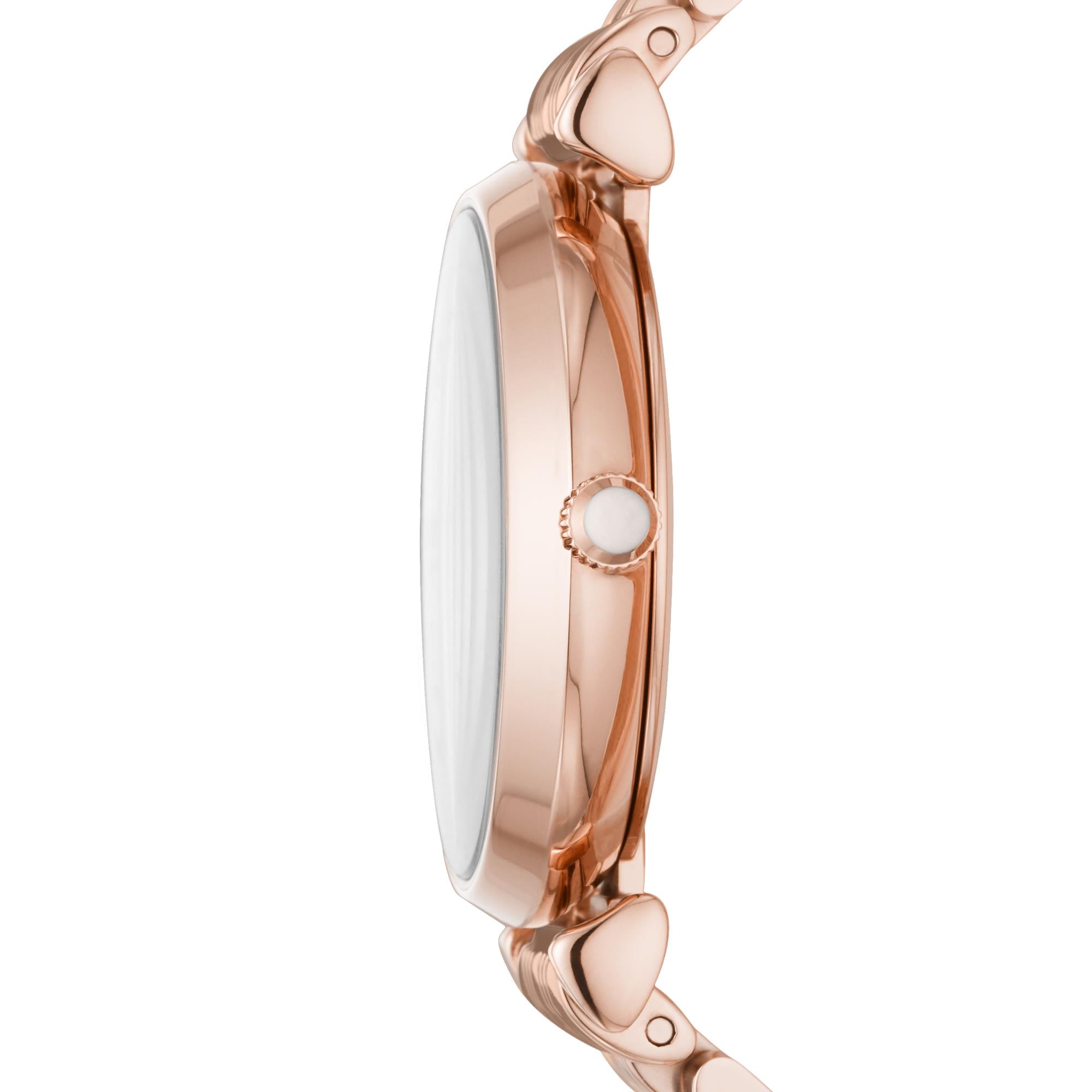 Emporio Armani Two-Hand White Dial Ladies Watch AR11244