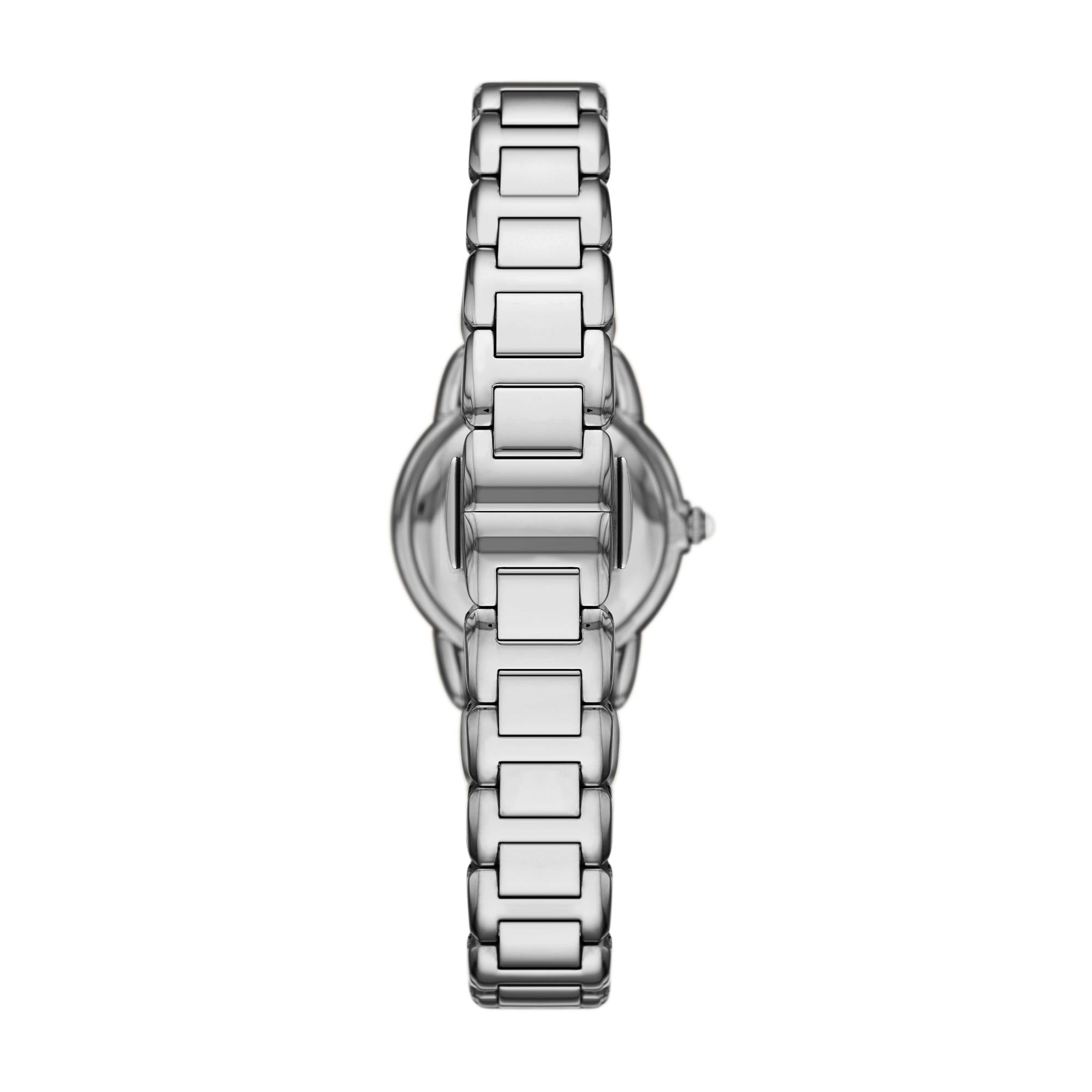 Emporio Armani Mia 26mm Perlmutt Zifferblatt Stahl Damen Quarz Uhr AR11669