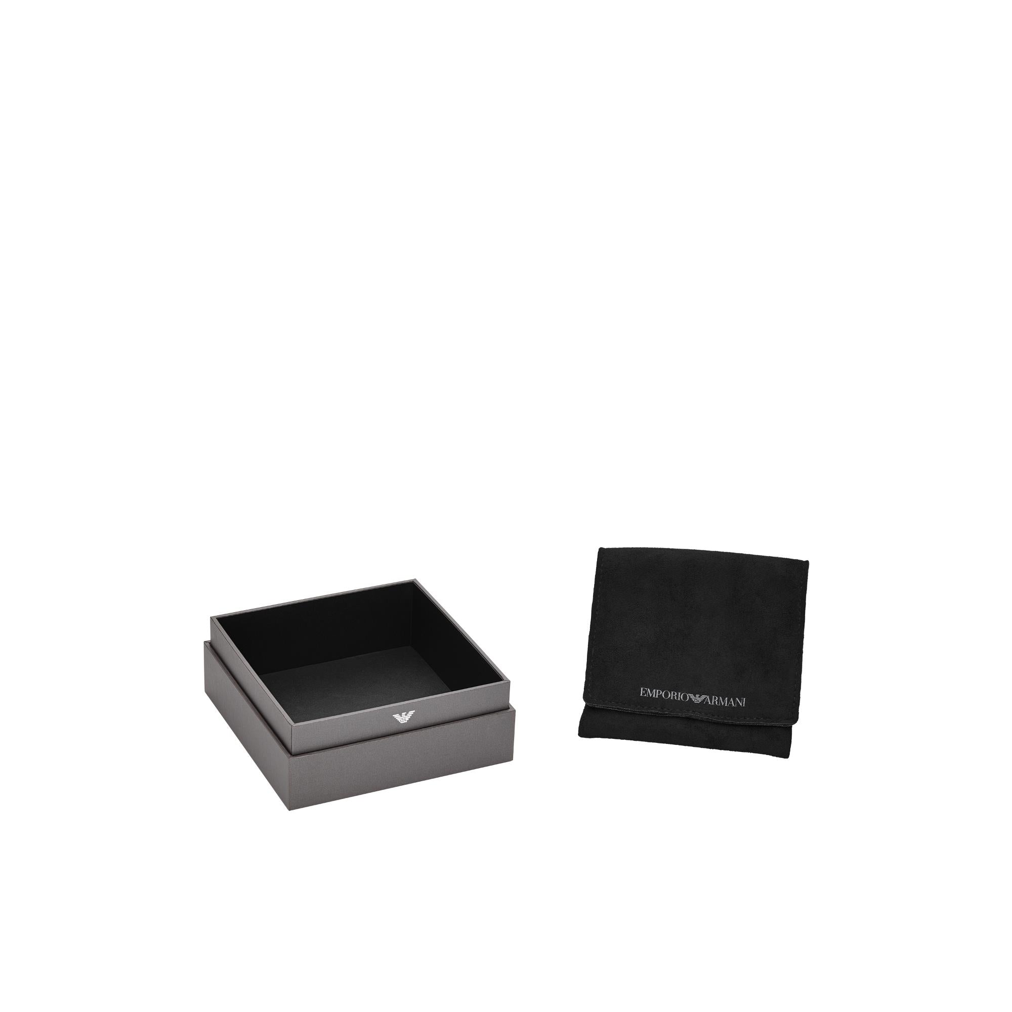 Emporio Armani Edelstahl Herren Manschettenknöpfe EGS3164040