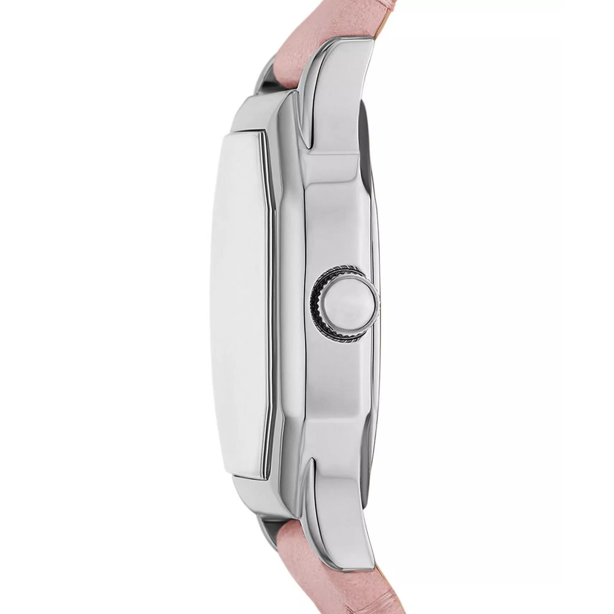 Fossil Harlow 27mm Cream Dial Leather Ladies Quartz Watch ES5406