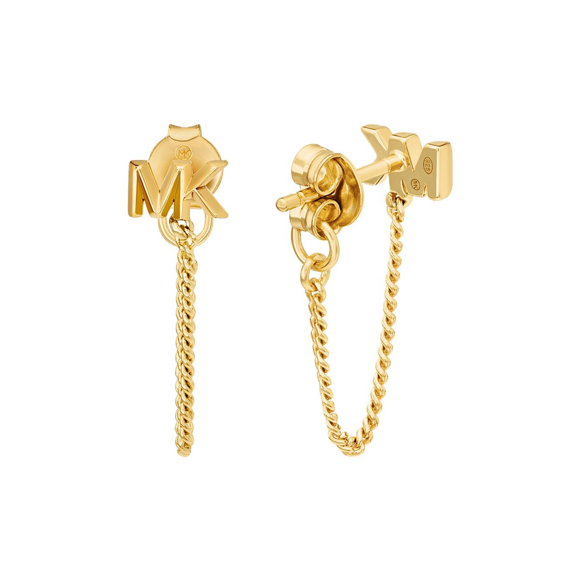 Michael Kors 14K Gold-Plated Ladies Earrings MKC1782710