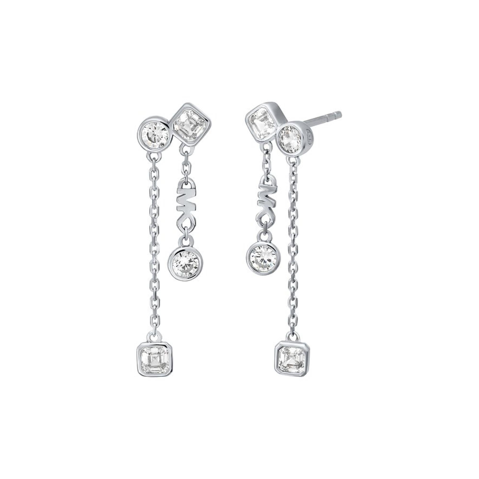 Michael Kors Sterling Silver Drop Ladies Earrings MKC1773040